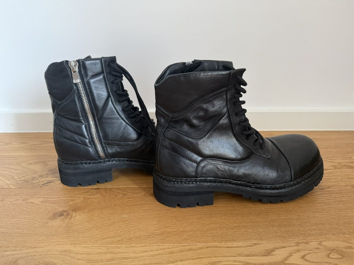 Nid De Guepes NID de GUEPES Combat / Biker Boots – Size 45 (fits 46) Size US 12 / EU 45 - 5 Thumbnail