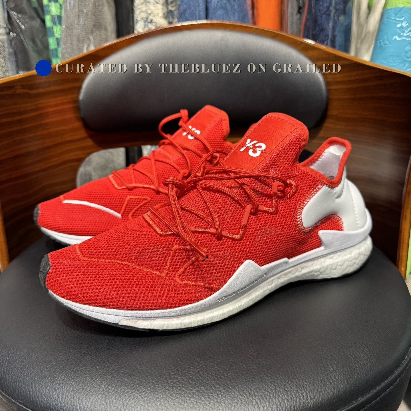 Y-3 Y-3 Adizero Runner White Red Size US 11 / EU 44 - 1 Thumbnail