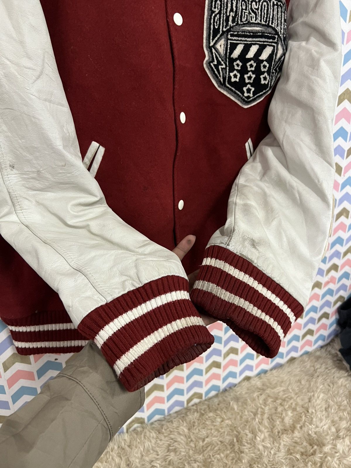 Vintage RARE VINTAGE VARSITY Size US L / EU 52-54 / 3 - 6 Thumbnail