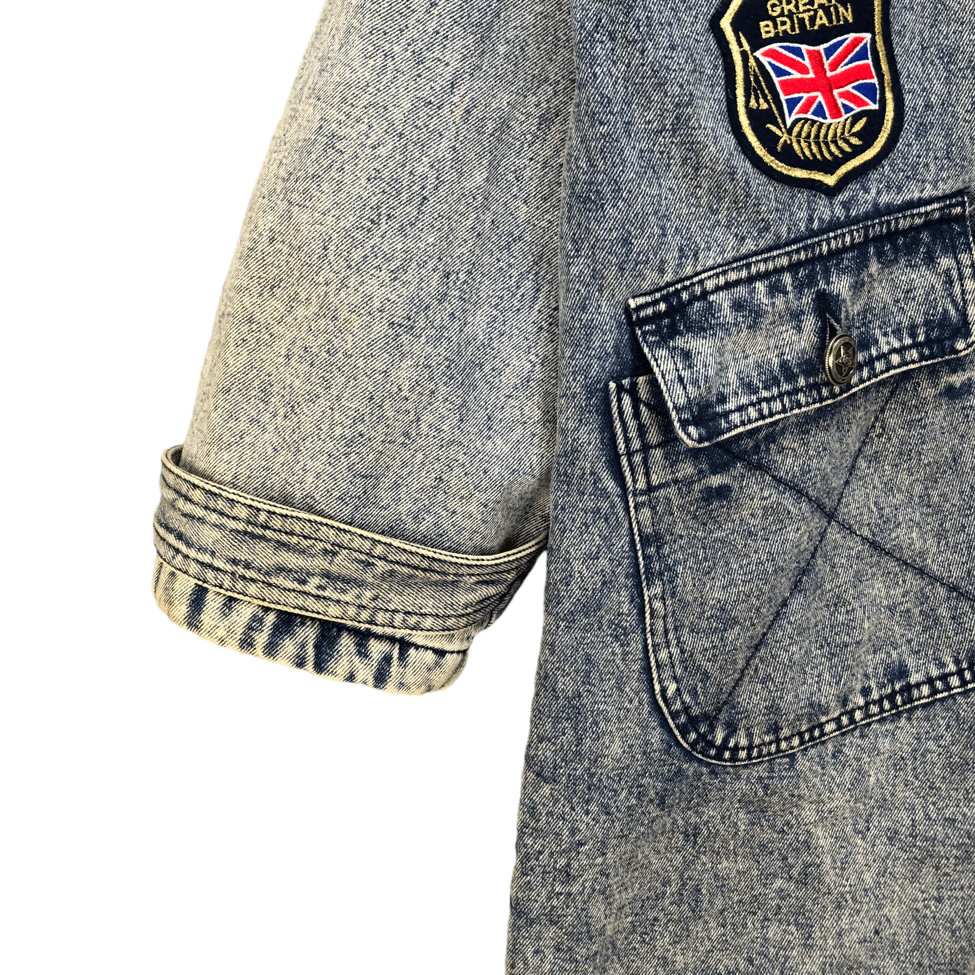 Japanese Brand RARE🔥 CRICKET Washed Denim Duffle Coat #4884-37 Size US XL / EU 56 / 4 - 7 Thumbnail