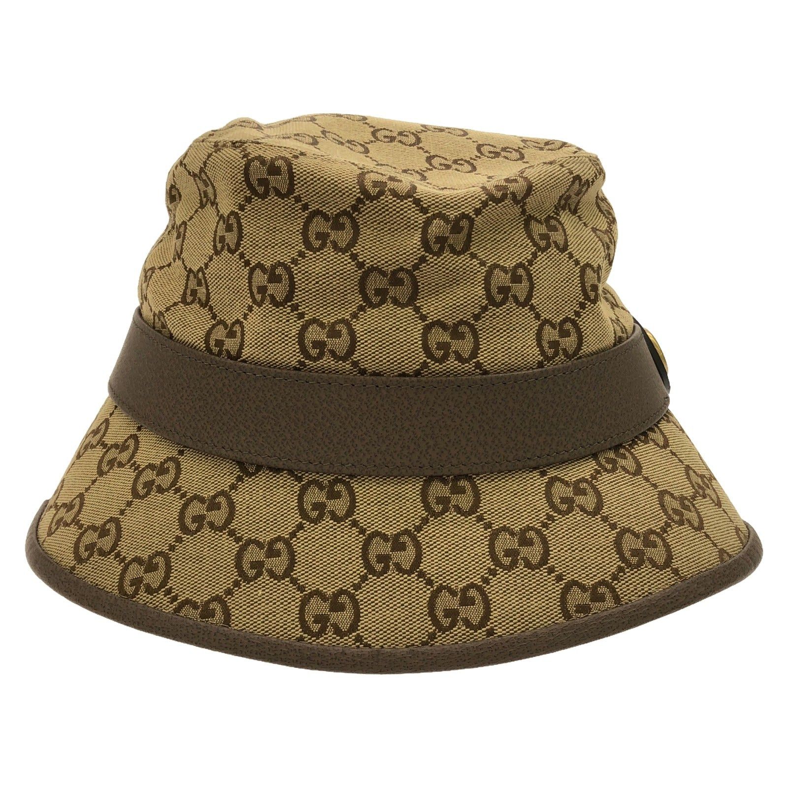 Gucci Gucci Hat Cotton Beige Size ONE SIZE - 1 Thumbnail