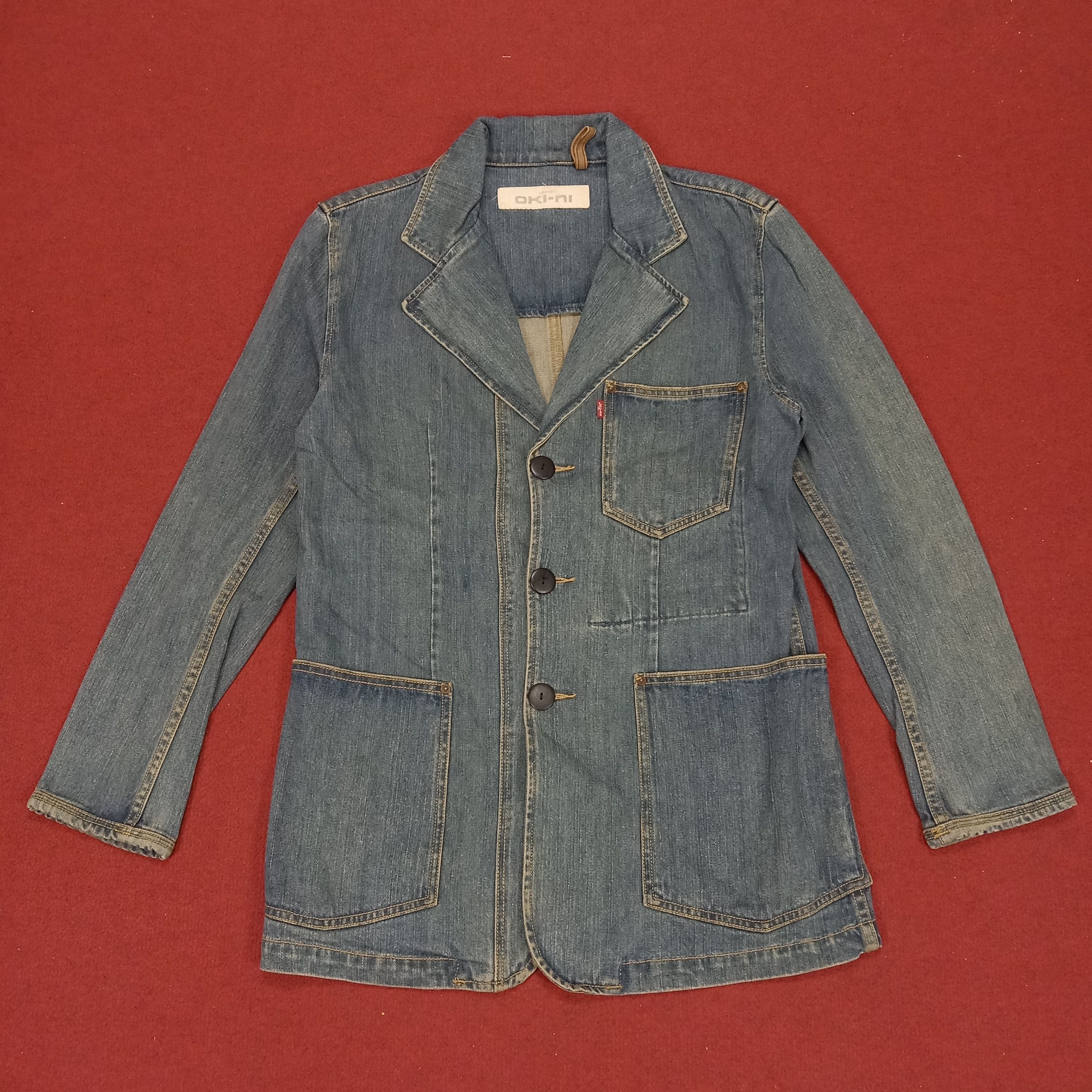 Levi's × Vintage Levis Nice Design Casual Style Blazers Denim Jacket Size 38R - 1 Thumbnail