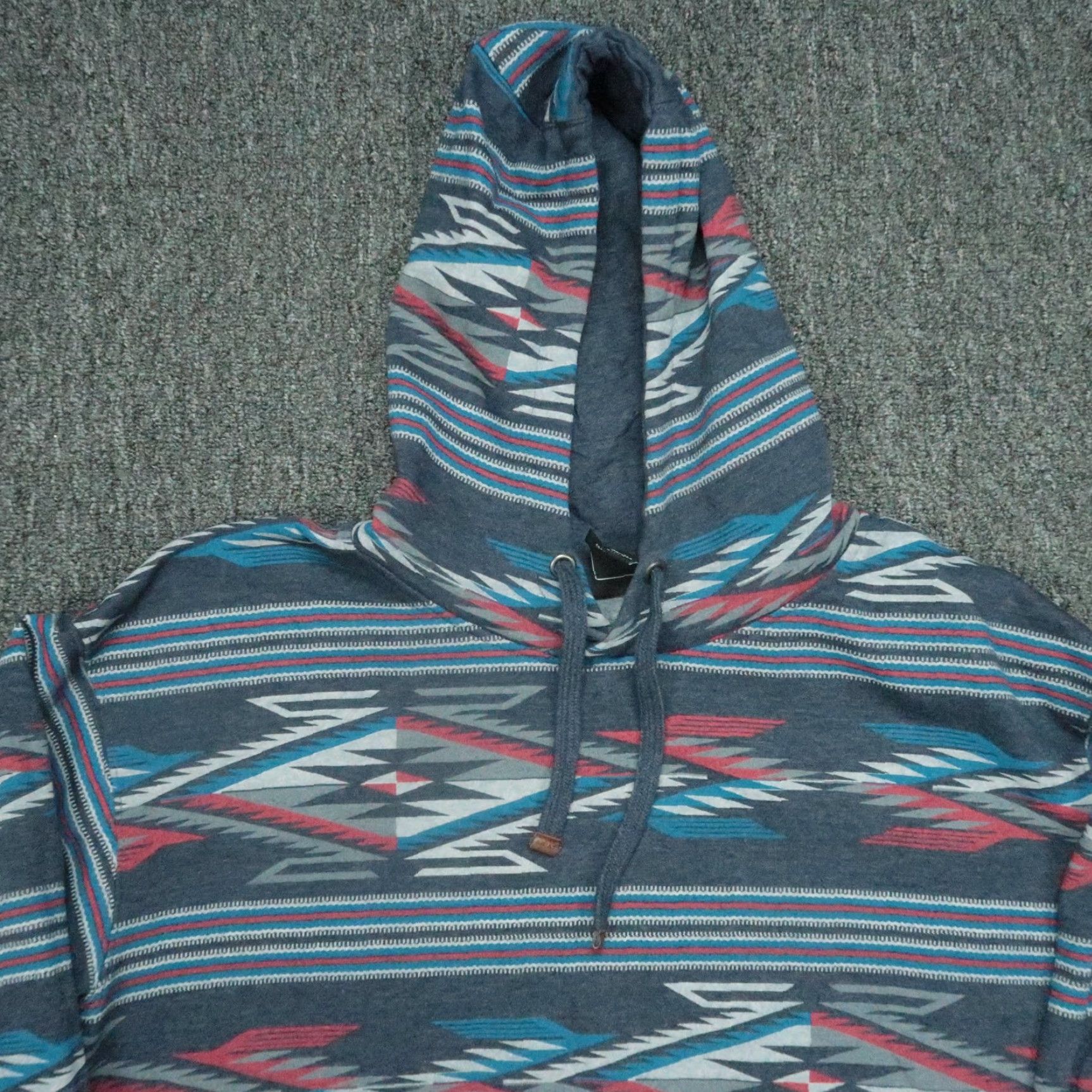 Ariat Ariat Hoodie Mens Large Blue Chamayo Collection Aztec Pullover Hooded Pockets Size US L / EU 52-54 / 3 - 2 Thumbnail