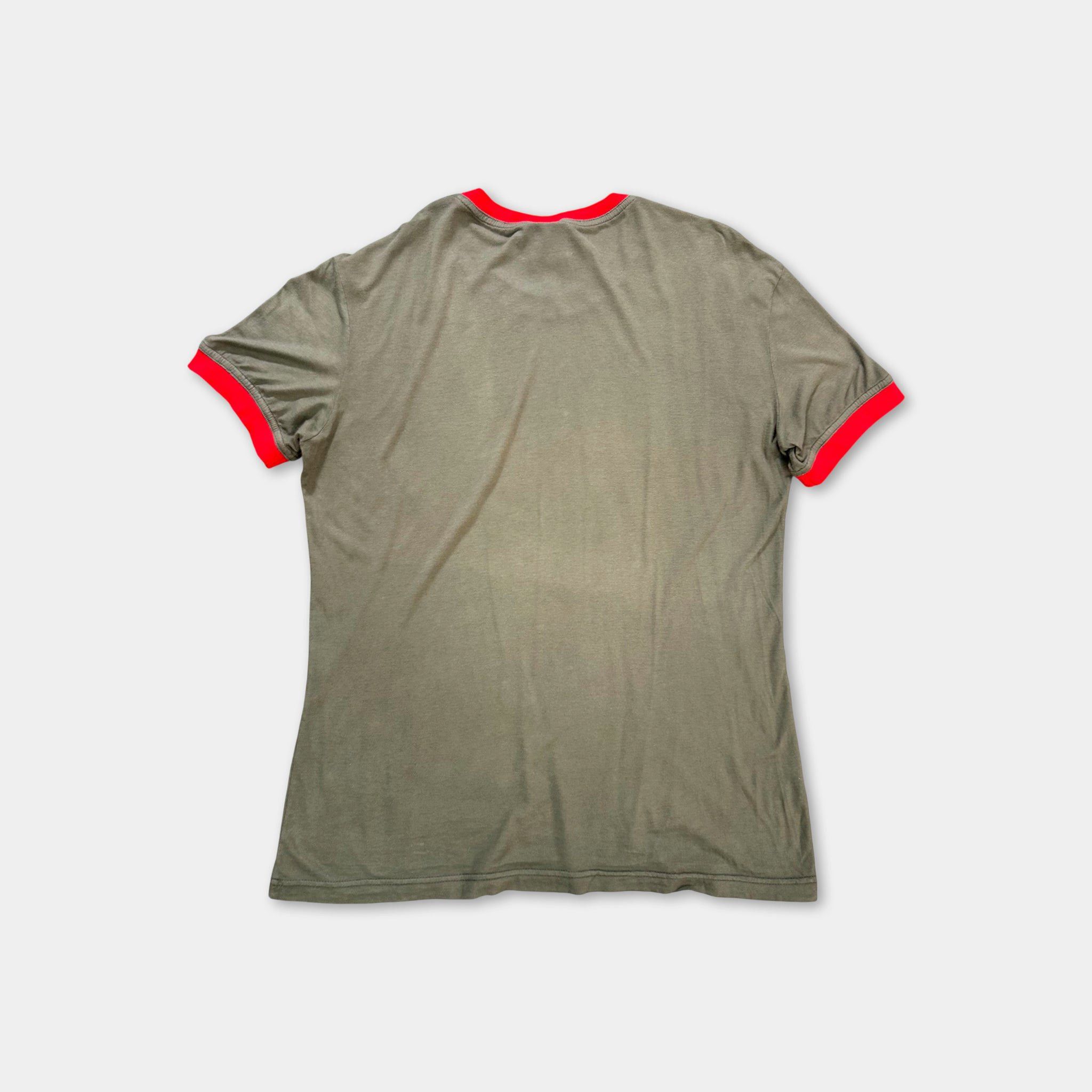 Dolce & Gabbana Dolce & Gabbana Green Khaki Graphic T-Shirt Size US L / EU 52-54 / 3 - 4 Thumbnail