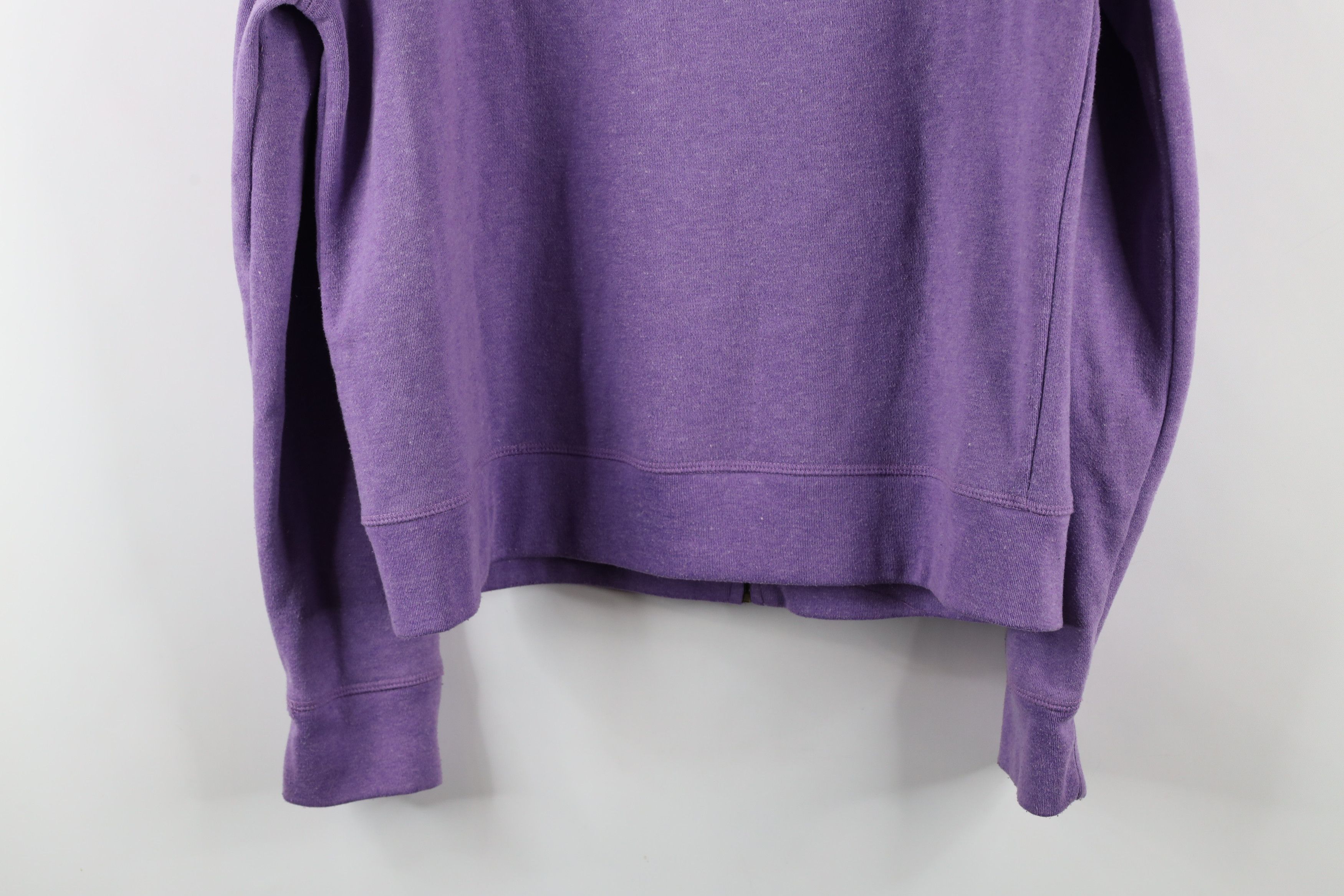 Ralph Lauren × Vintage Vintage 90s Ralph Lauren Full Zip Hoodie Sweatshirt Purple Size XXL / US 16-18 / IT 52-54 - 14 Thumbnail