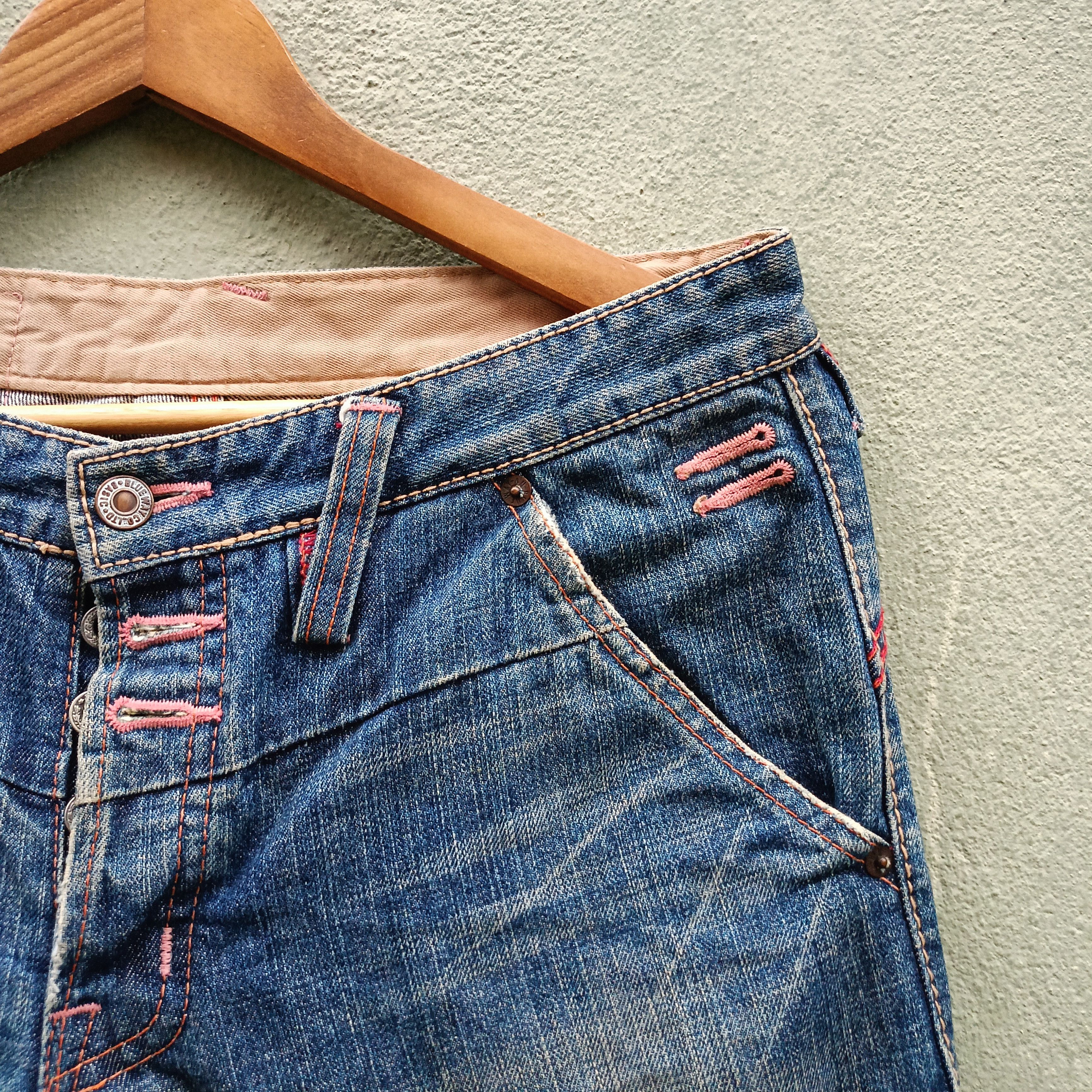 Japanese Brand Blue Way Distressed Denim Japanese Brand Size US 32 / EU 48 - 3 Thumbnail