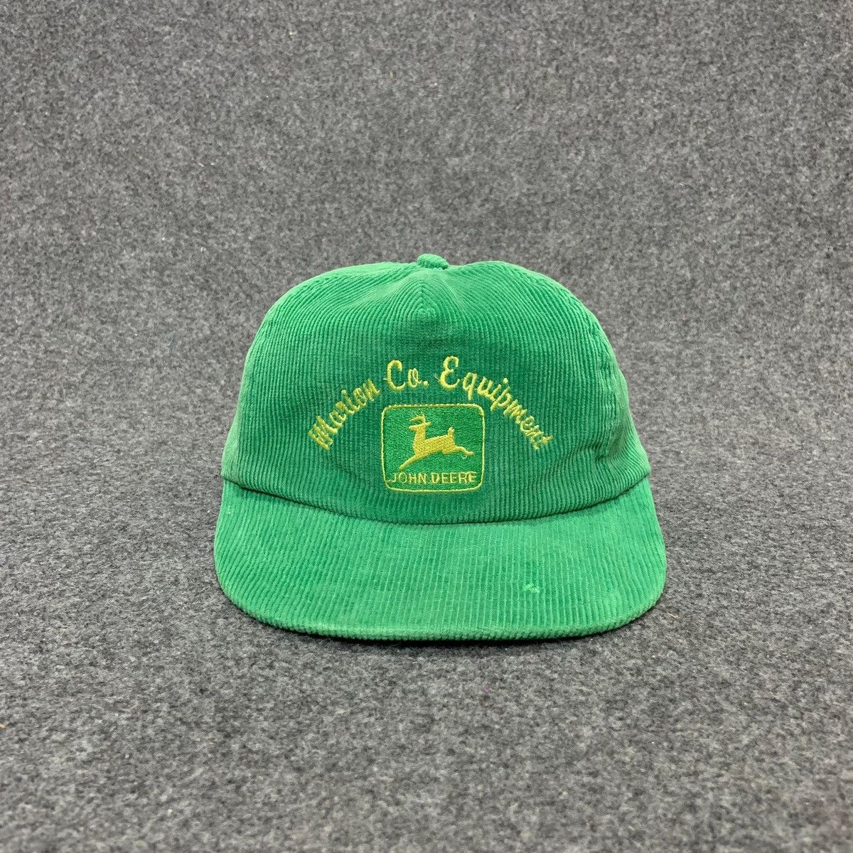 John Deere × Vintage Vtg 90’ JOHN DEERE CORDUROY CAP Size ONE SIZE - 2 Thumbnail