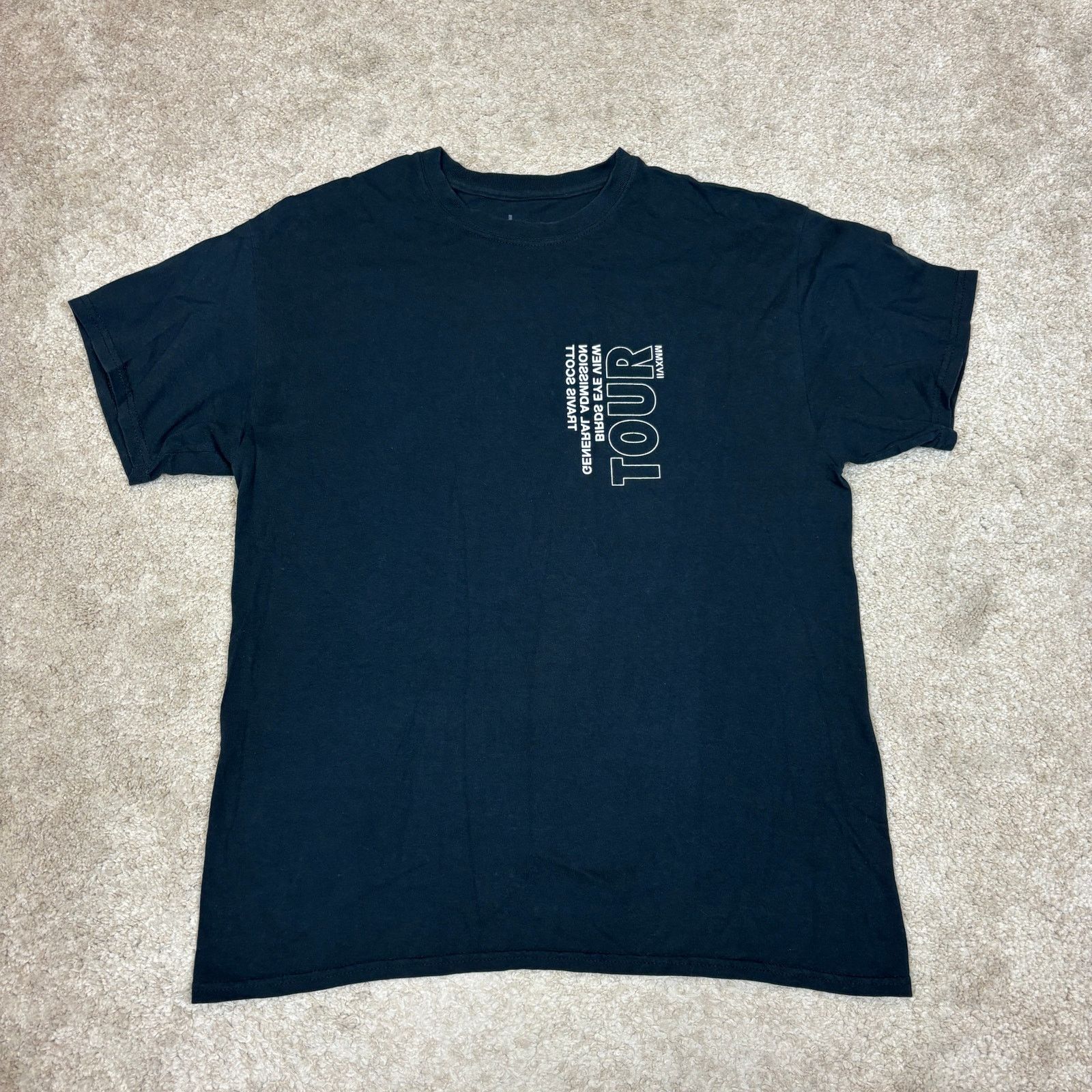 Travis Scott Travis Scott Birds Eye View Tour Metallic Skull Shirt Mens L Size US L / EU 52-54 / 3 - 2 Thumbnail