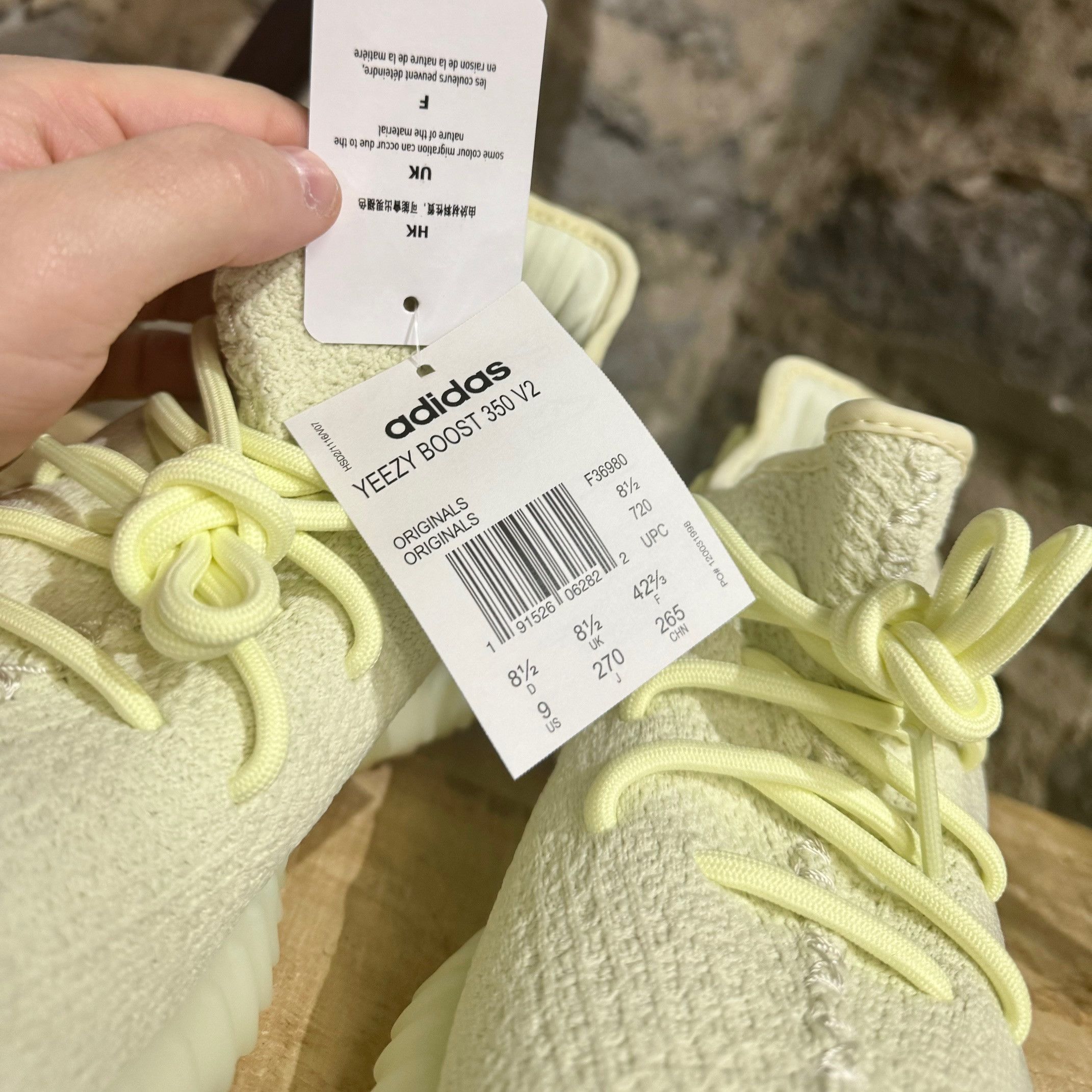 Adidas × Kanye West Adidas Yeezy 350 Butter Sneakers Size US 9 / EU 42 - 3 Thumbnail