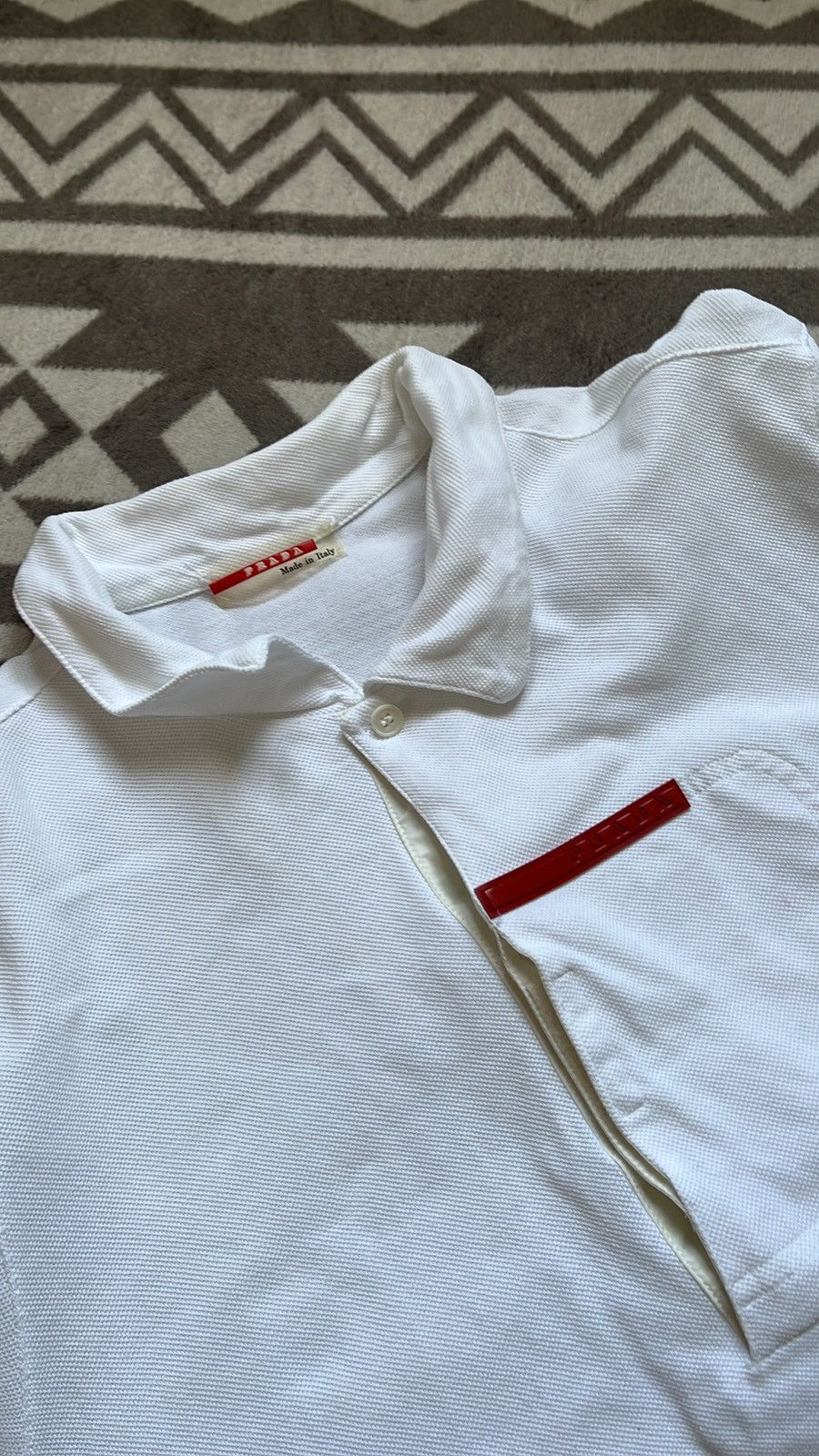 Prada Vintage Prada sport polo shirt Size US L / EU 52-54 / 3 - 6 Thumbnail
