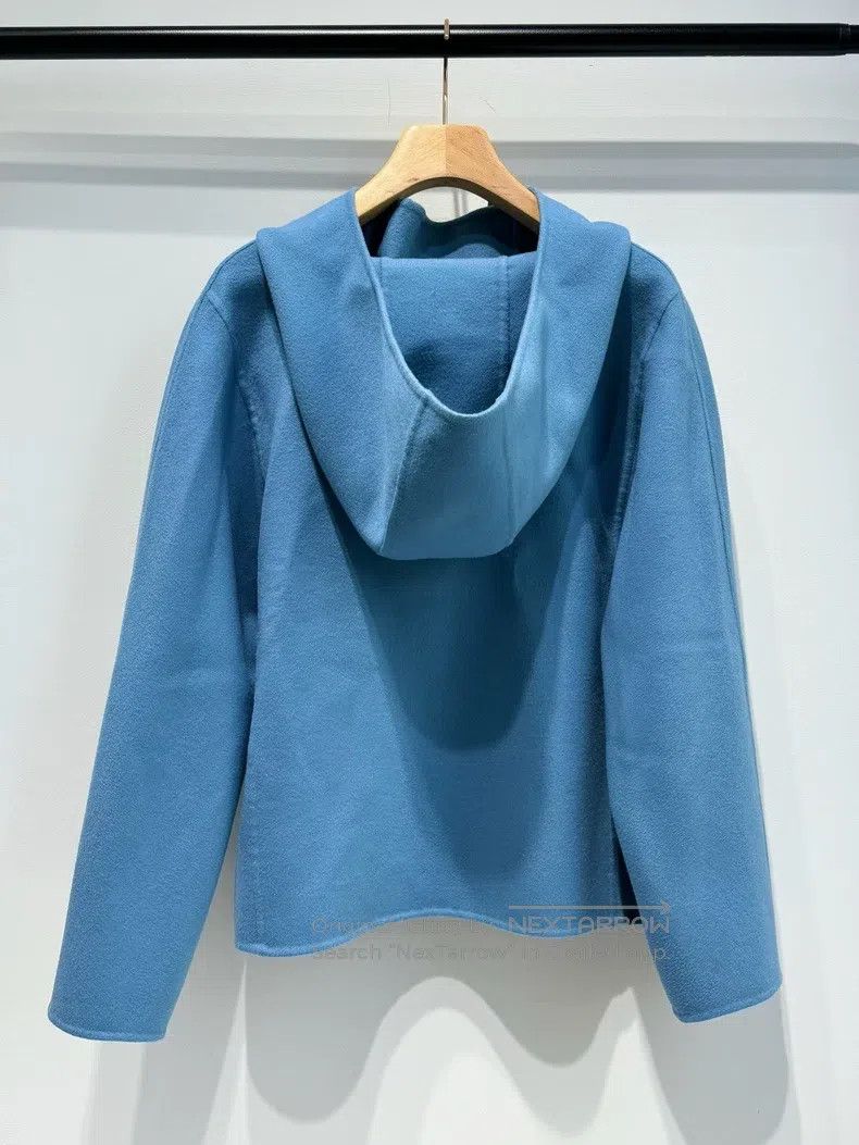 Loro Piana Loro Piana Sky blue cashmere hoodie jacket Size XS / US 0-2 / IT 36-38 - 2 Thumbnail