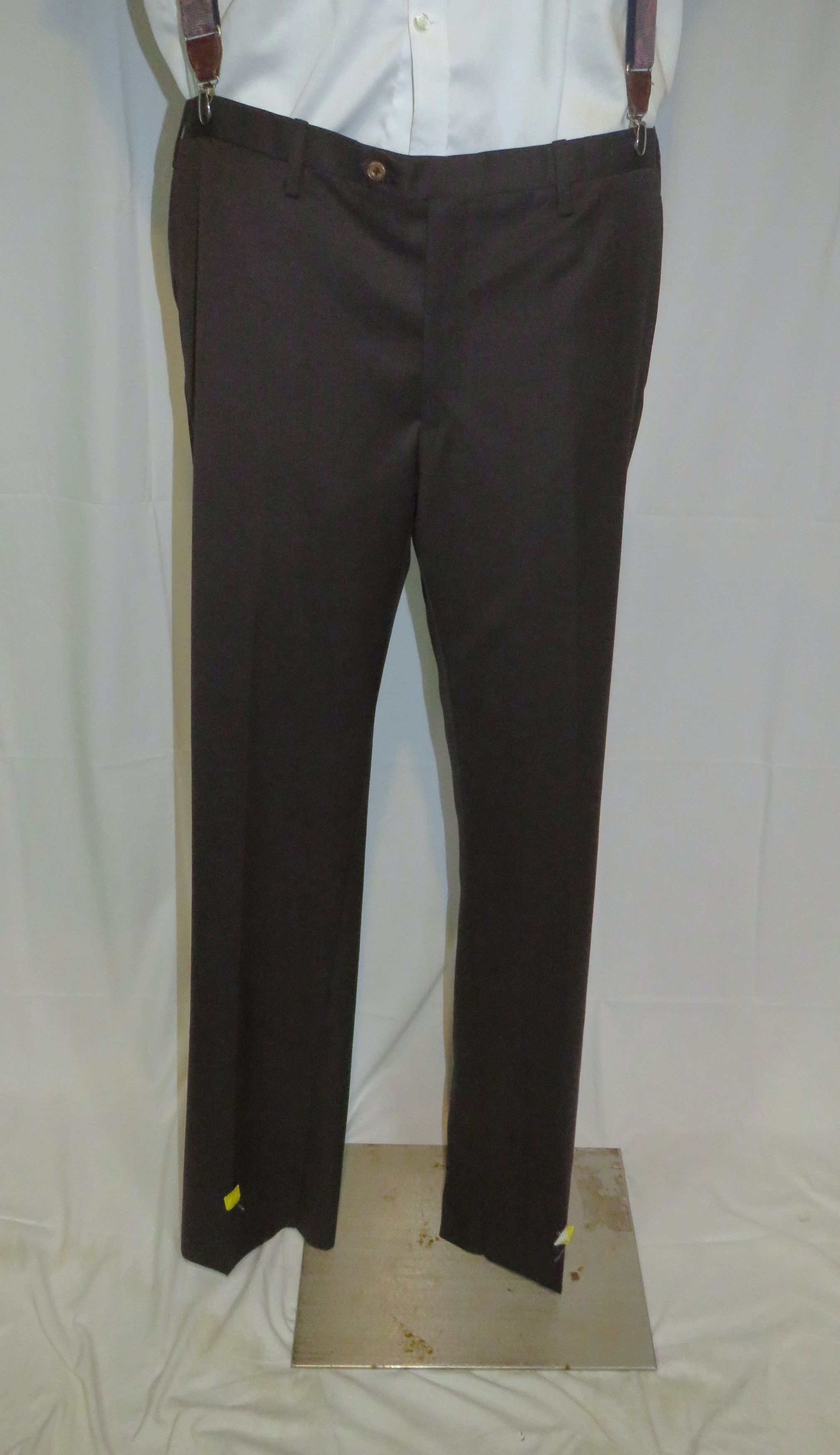 Kiton 14 Micron Super 180 Solid Brown Two Button Suit 48L NWT 8870 Size 48L - 13 Thumbnail