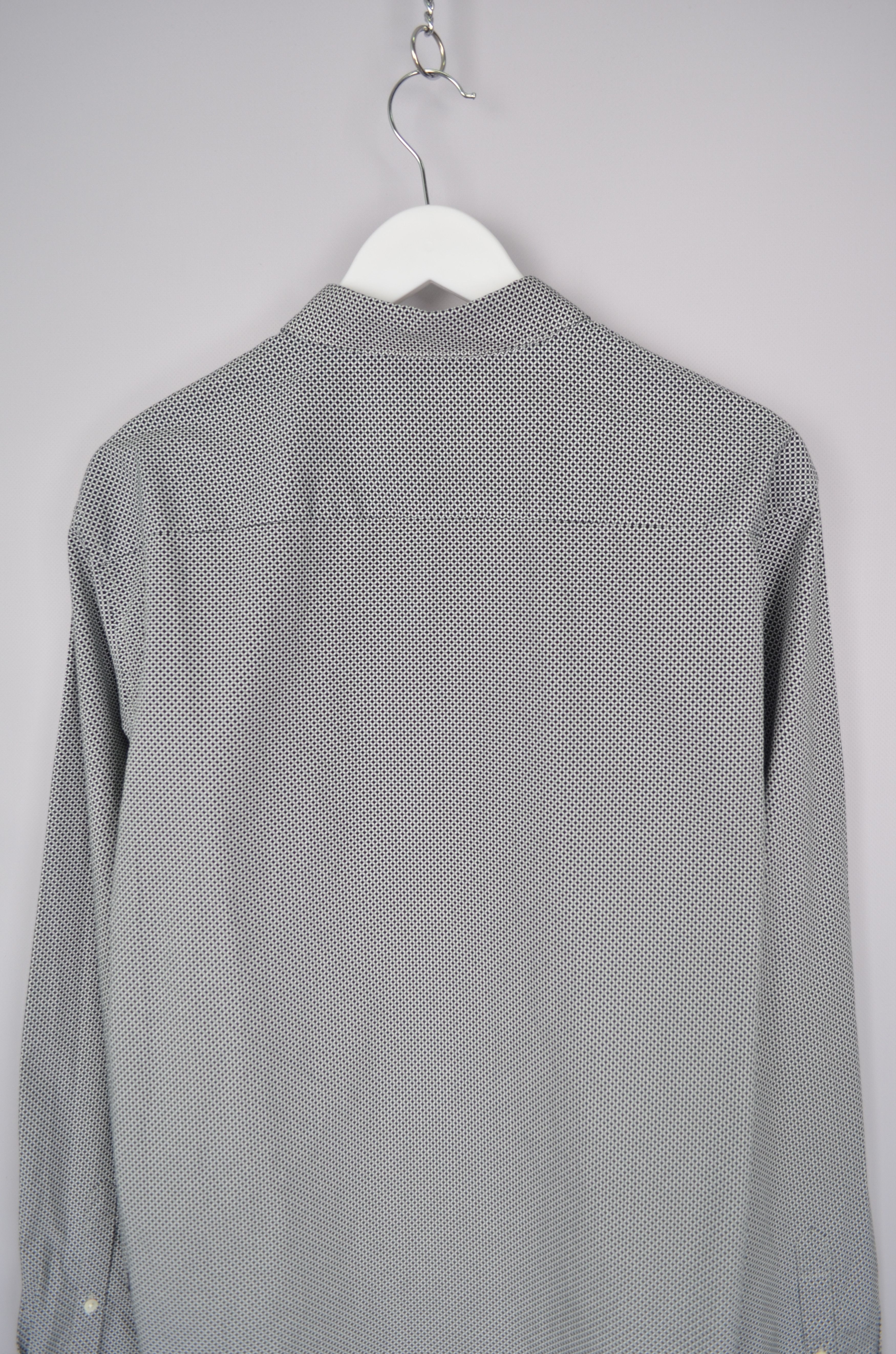 Designer × Sandro SANDRO White Black Abstract Print Shirt Size L Size US L / EU 52-54 / 3 - 11 Thumbnail