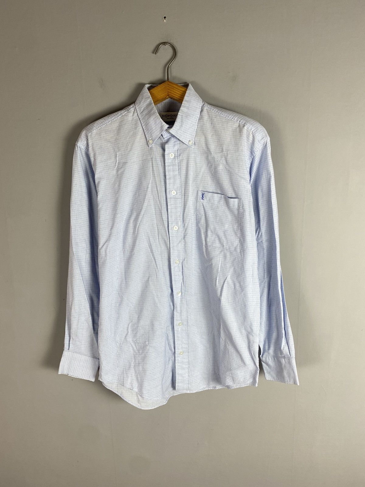 Yves Saint Laurent Vintage 90s YSL Yves Saint Laurent shirt Size US M / EU 48-50 / 2 - 1 Thumbnail