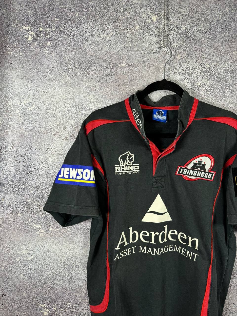 Other Edinburgh Union 2009 Black Rhino Rugby Jersey Maillot Large Size US L / EU 52-54 / 3 - 4 Thumbnail