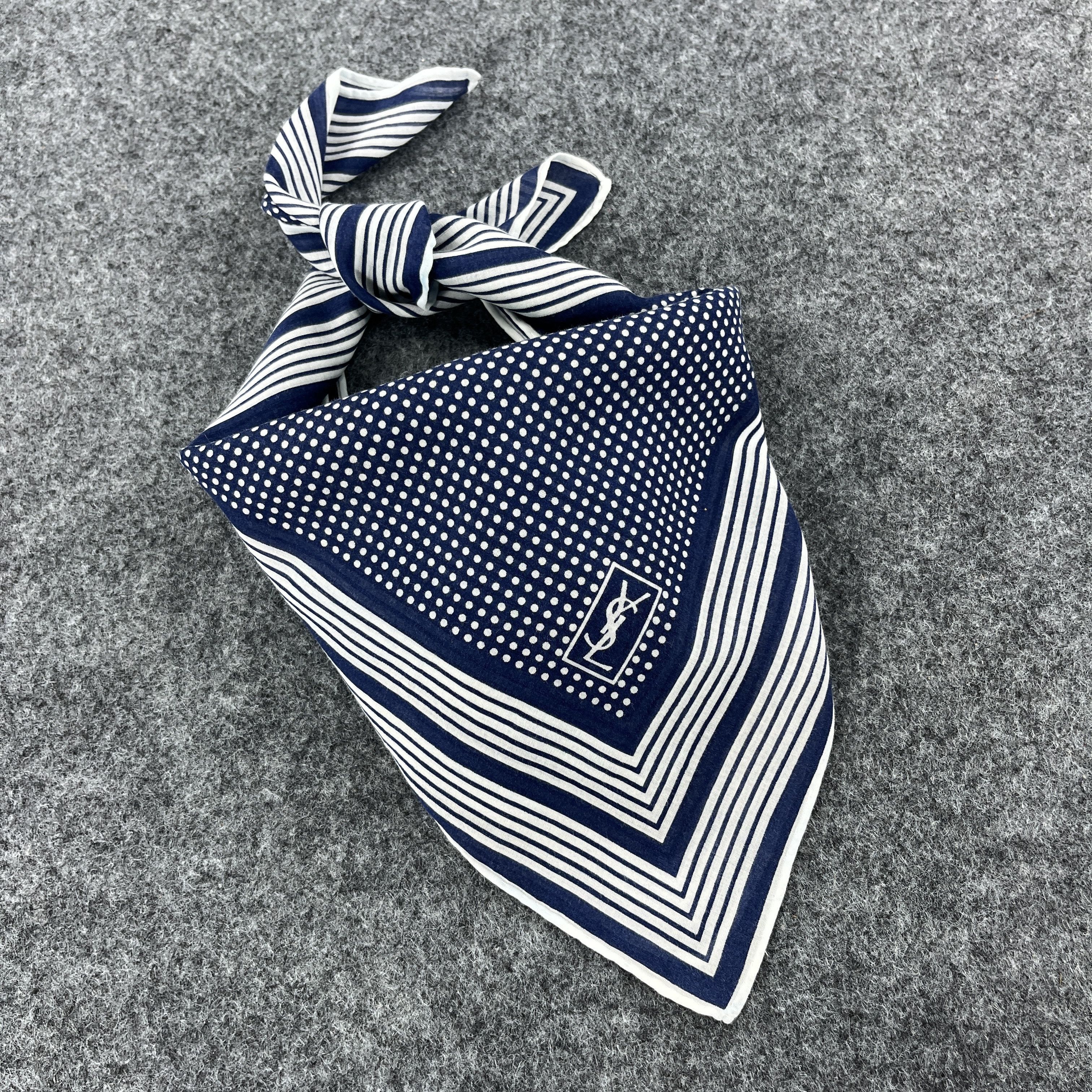 Vintage × Yves Saint Laurent Yves Saint Laurent Handkerchief / Bandana / Neckerchief B008 Size ONE SIZE - 4 Thumbnail