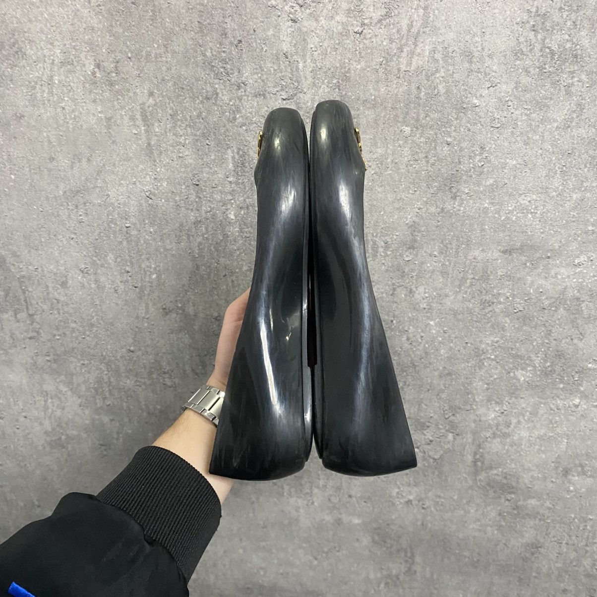 Melissa × Vivienne Westwood Vivienne Westwood × Melissa Anglomania Black Ballet Flats Size US 10.5 / IT 40.5 - 6 Thumbnail