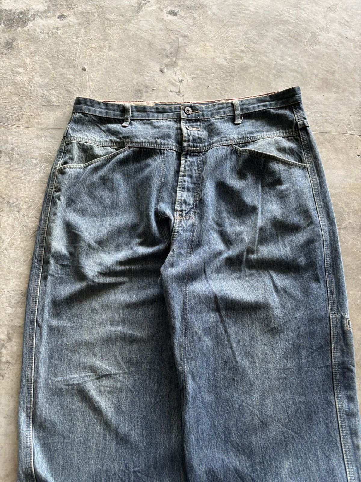 Designer × Marithe + Francois Girbaud vintage MARITHE FRANCOIS GIRBAUD MFG baggy jeans side pocket Size US 39 - 2 Thumbnail