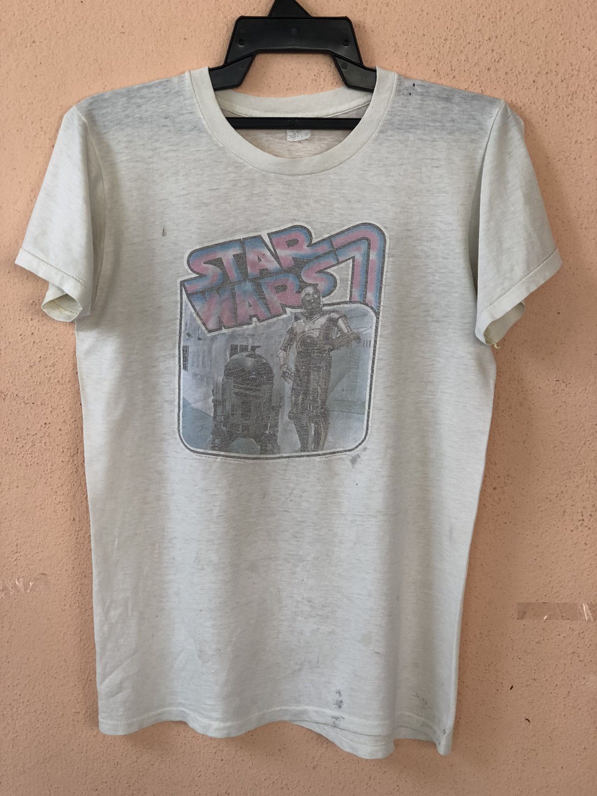 Star Wars × Vintage Vintage 70s STAR WARS Rare Movie Tee Size US S / EU 44-46 / 1 - 1 Thumbnail