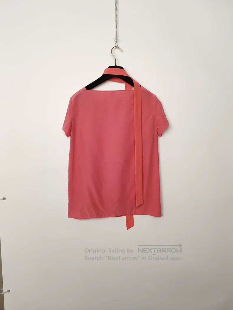 Hermes Hermes Women's Silk Short Sleeve Size XXS / US 00 / IT 34 - 2 Thumbnail