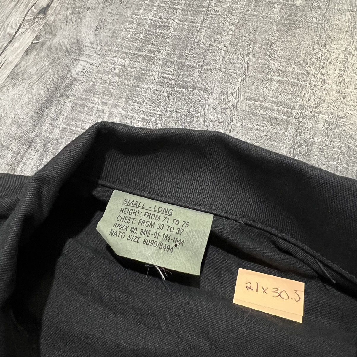 Vintage VTG Black Combat Coat Shirt Jacket Military Army Utility Size US S / EU 44-46 / 1 - 6 Thumbnail