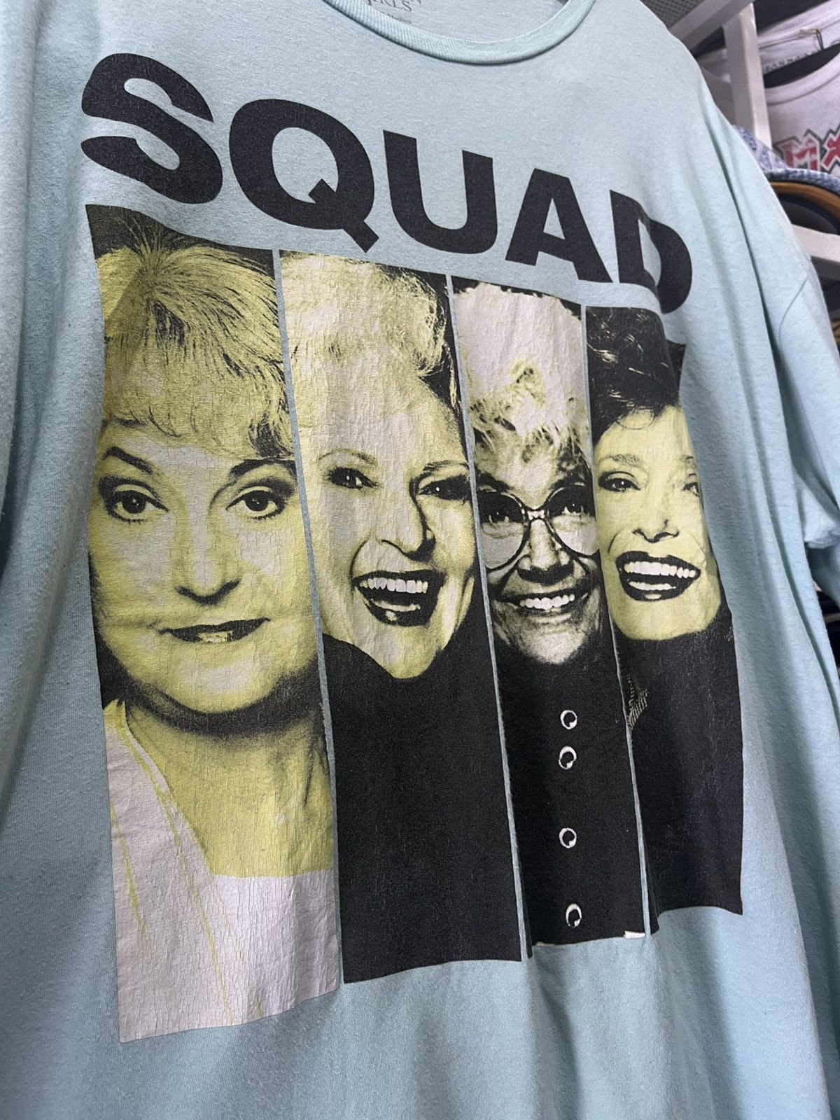 Band Tees The Golden Girls Men's Light Blue Squad Blanche Rose Sophia Size US XL / EU 56 / 4 - 2 Thumbnail