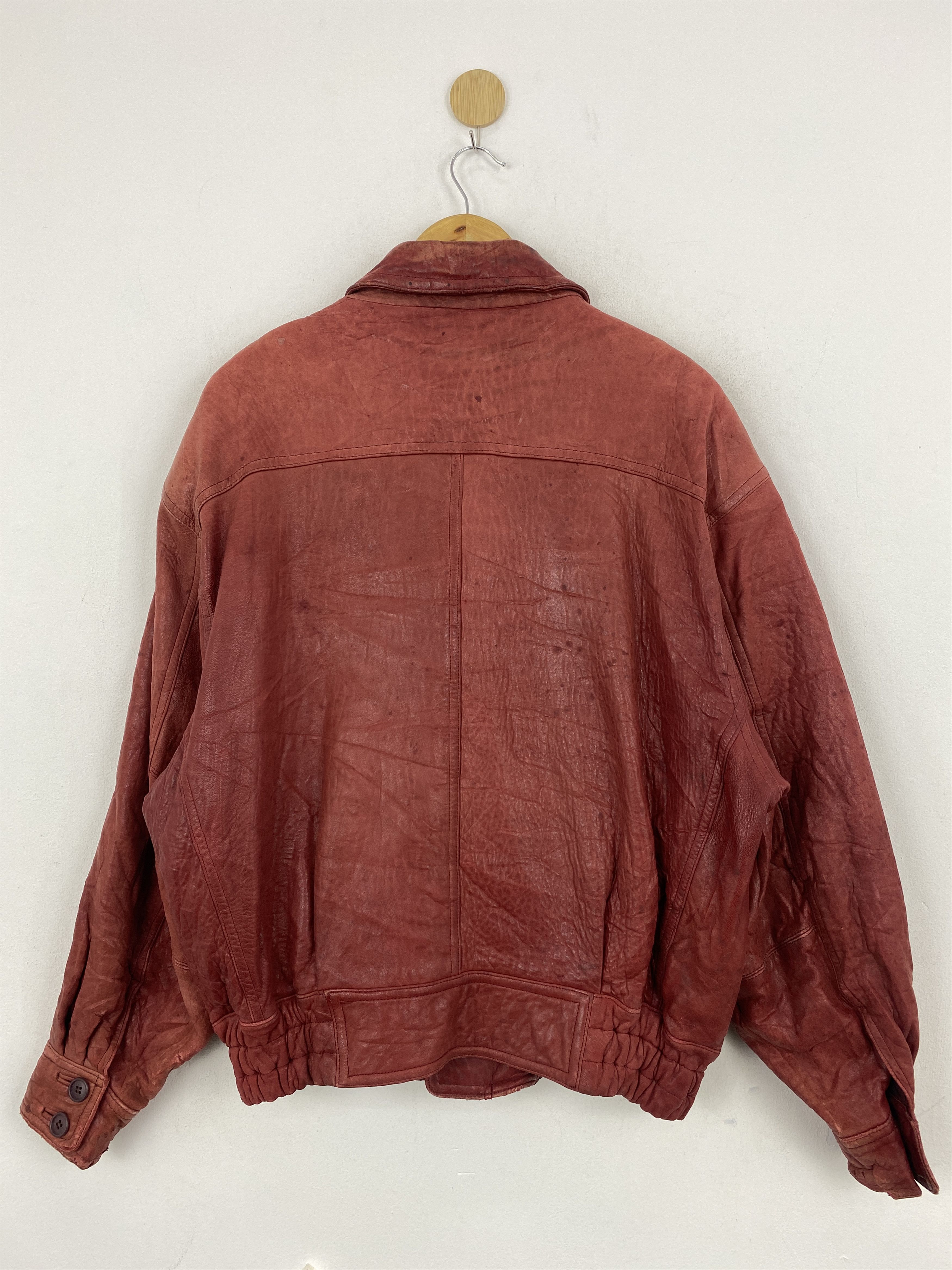 Japanese Brand Vintage Japanese Brand Gicoll Japan Leather Jacket JA0081 Size US M / EU 48-50 / 2 - 2 Thumbnail