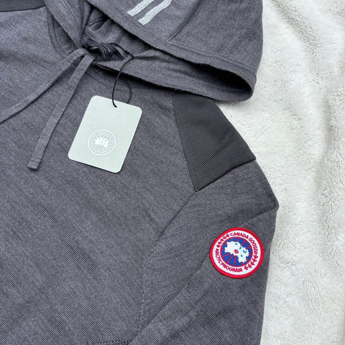 Canada Goose Iron Grey Amherst Knit Hoodie