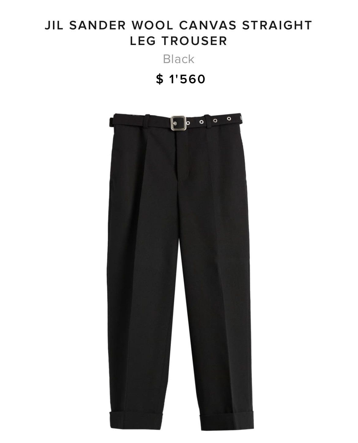 Jil Sander Jil Sander belted cropped trousers 46 Size US 30 / EU 46 - 11 Thumbnail
