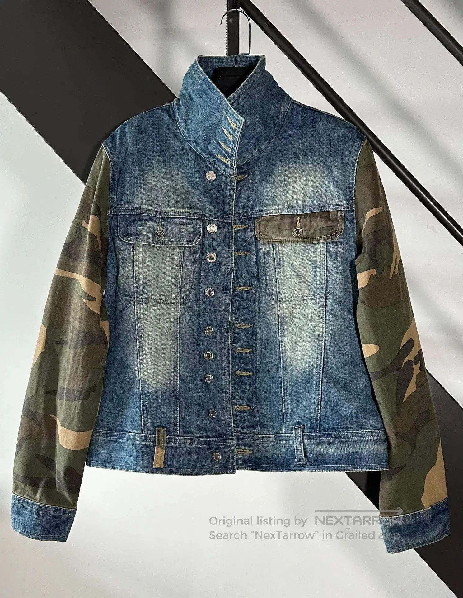 Dolce & Gabbana Dolce & Gabbana Denim Camo Jacket. Size US M / EU 48-50 / 2 - 3 Thumbnail
