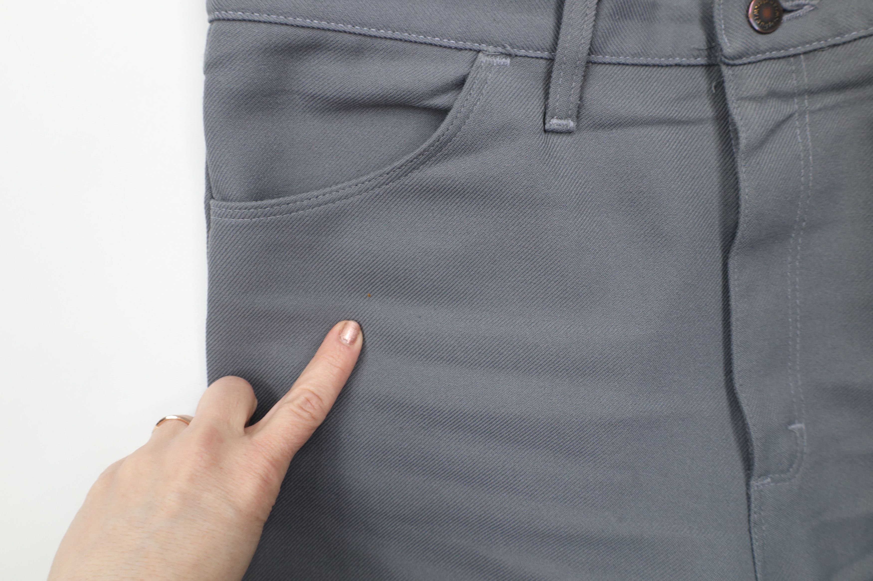 Vintage × Wrangler Vintage 70s Wrangler Flared Wide Leg Chino Pants Gray USA Size US 36 / EU 52 - 7 Thumbnail