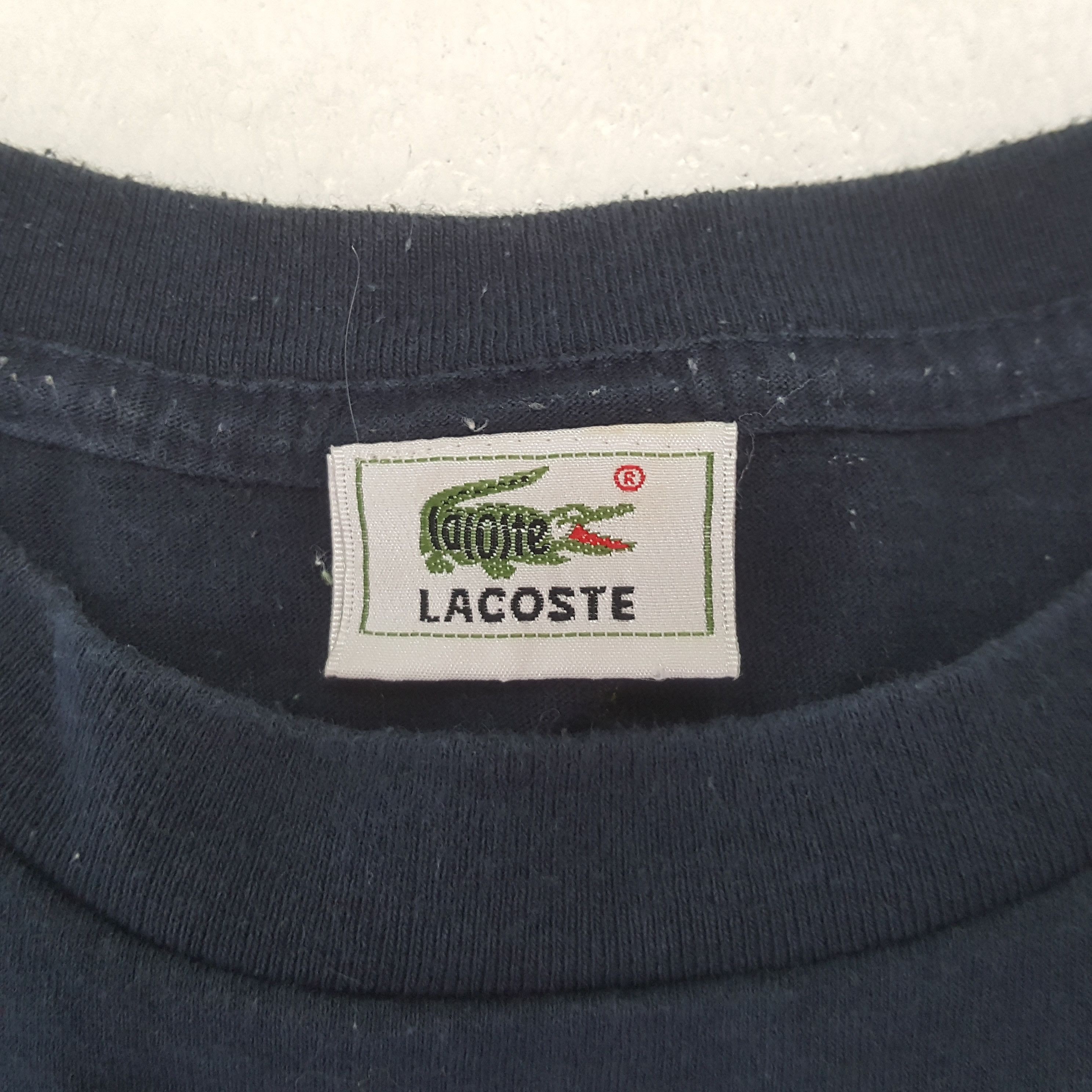 Lacoste Lacoste Logo Spellout Design Tshirt RR24 Size US L / EU 52-54 / 3 - 5 Thumbnail