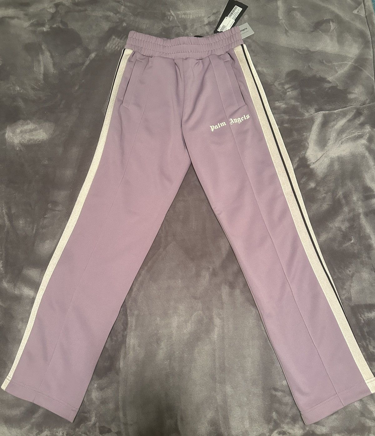 Classic Track Pants (Lilac Offwhite)