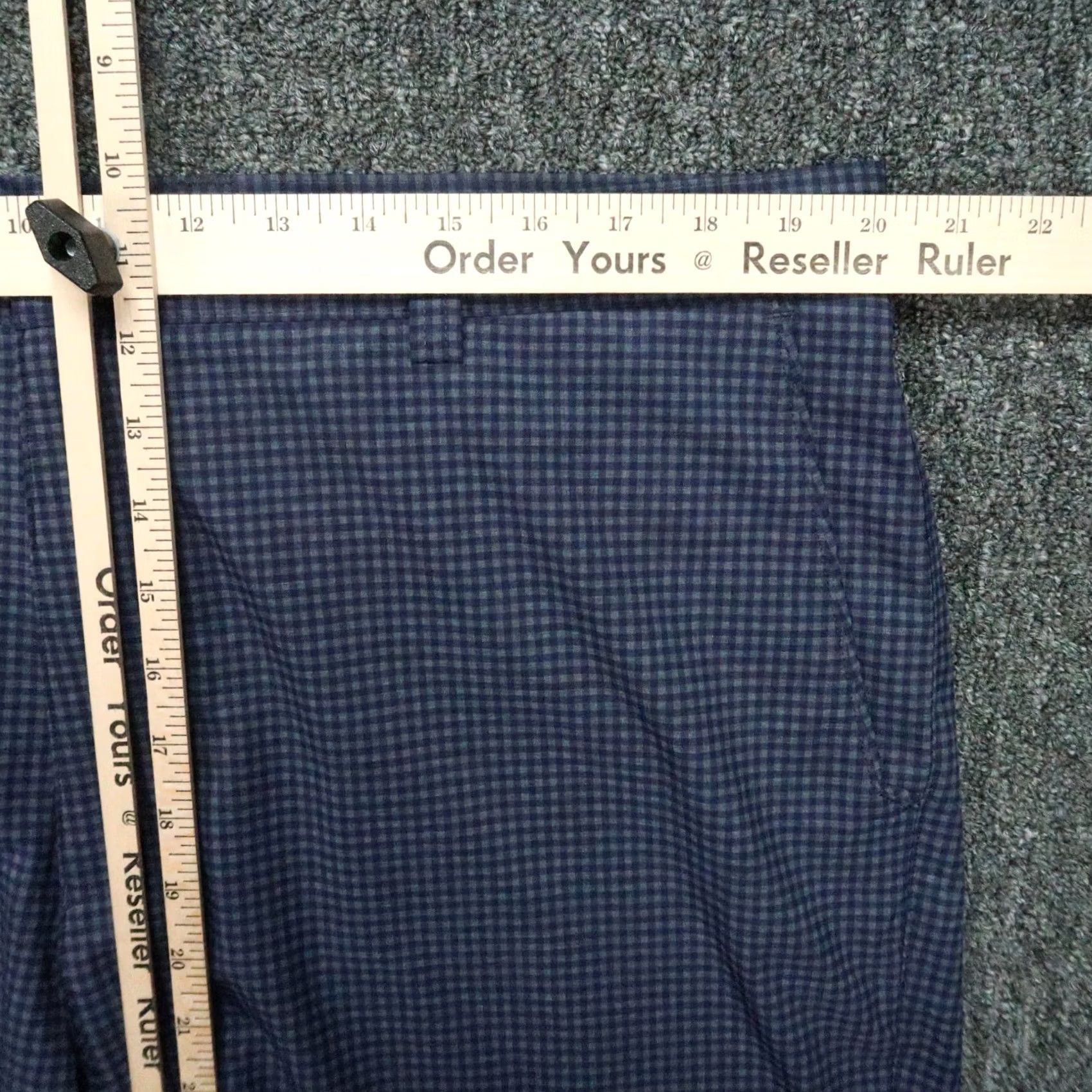 Peter Millar Peter Millar Shorts Mens 40 Blue Gingham Shackleford Hybrid Crown Performance Size US 40 / EU 56 - 6 Thumbnail