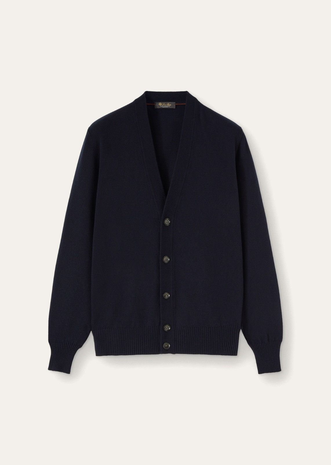 Loro Piana ダークブルー カーディガン Loro Piana o1loc1c0923 University Cashmere Sweater in Blue | Grailed