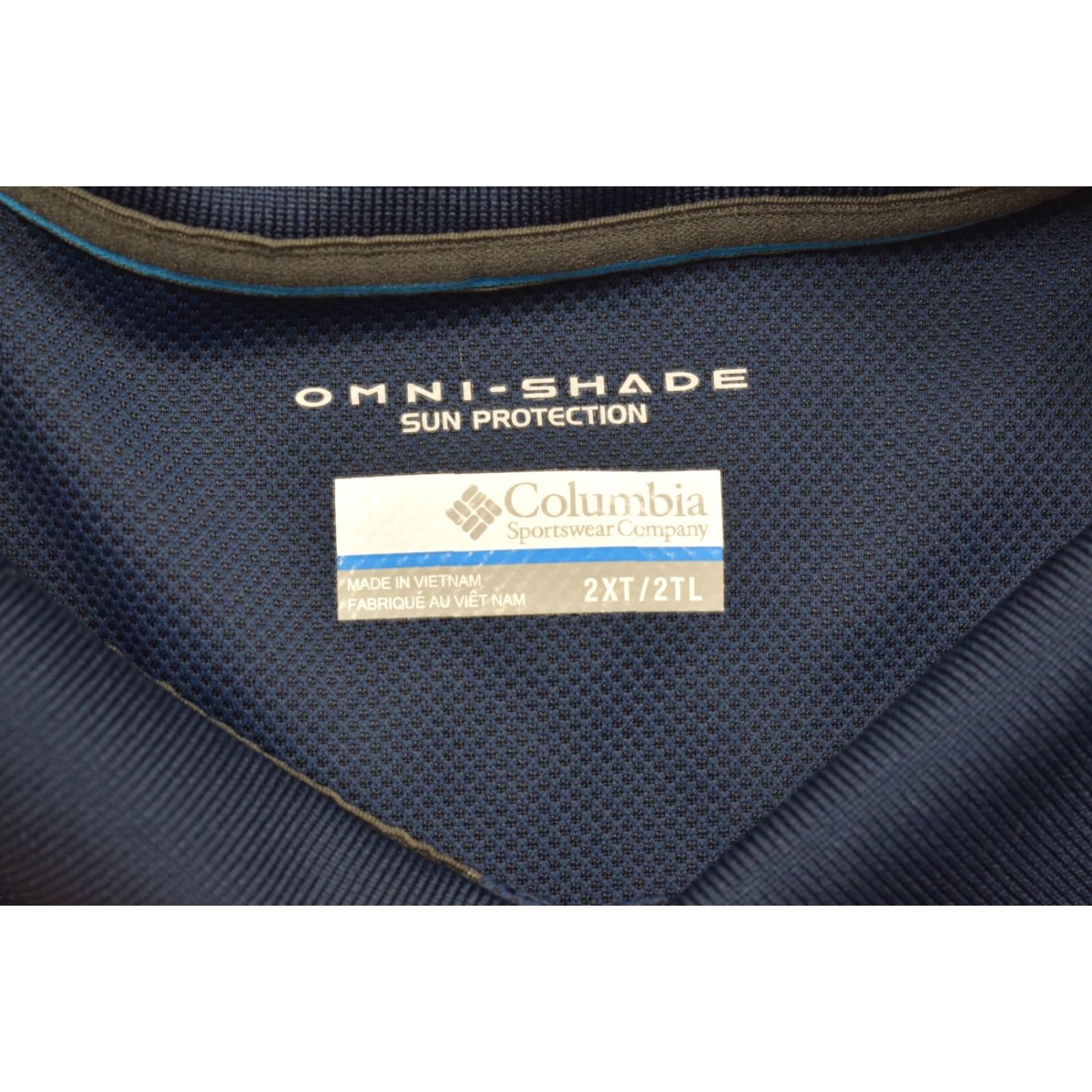 Vintage Columbia Polo Shirt Short Sleeve Navy Blue 2XT Tall Mens Regular 2XL Logo Golf Polo Shirt Size US XXL / EU 58 / 5 - 6 Thumbnail