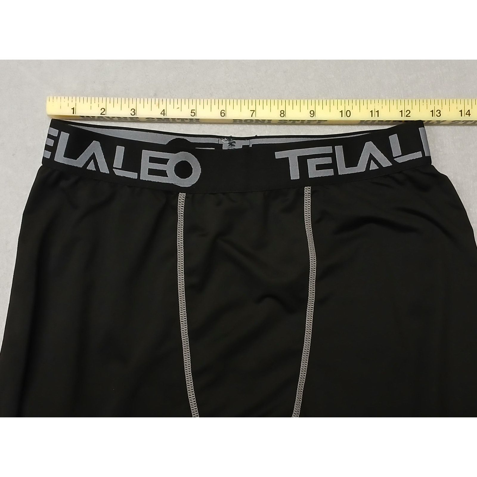 Other Telaleo (Large) Black Polyester Blend Stretch Long Leggings Size US 26 / EU 42 - 5 Thumbnail