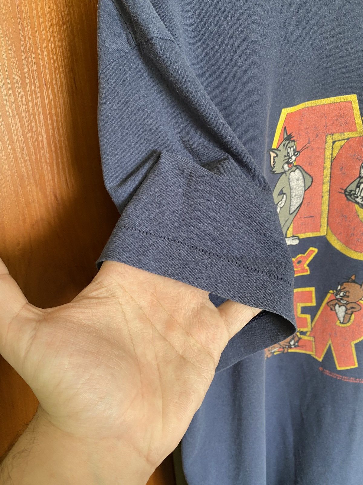Cartoon Network × Vintage ❗️VINTAGE 1993 TOM AND JERRY DOUBLE SIDE PRINT TEE 90s❗️ rare Size US XL / EU 56 / 4 - 5 Thumbnail