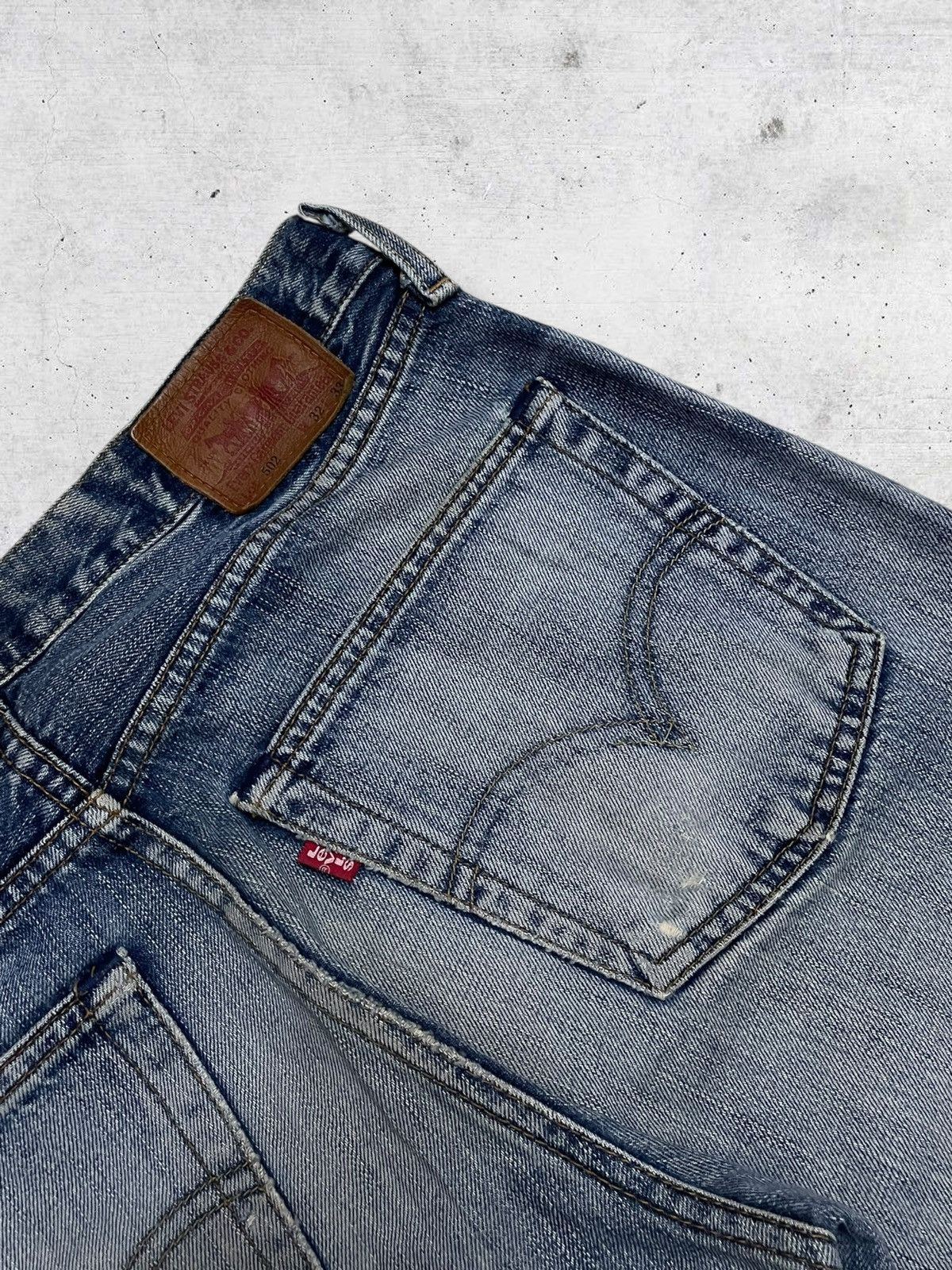 Levi's Vintage Clothing VINTAGE 502 LEVIS USA DESIGNER 90S RIPPED OG GRUNGE DENIM Size US 30 / EU 46 - 15 Thumbnail