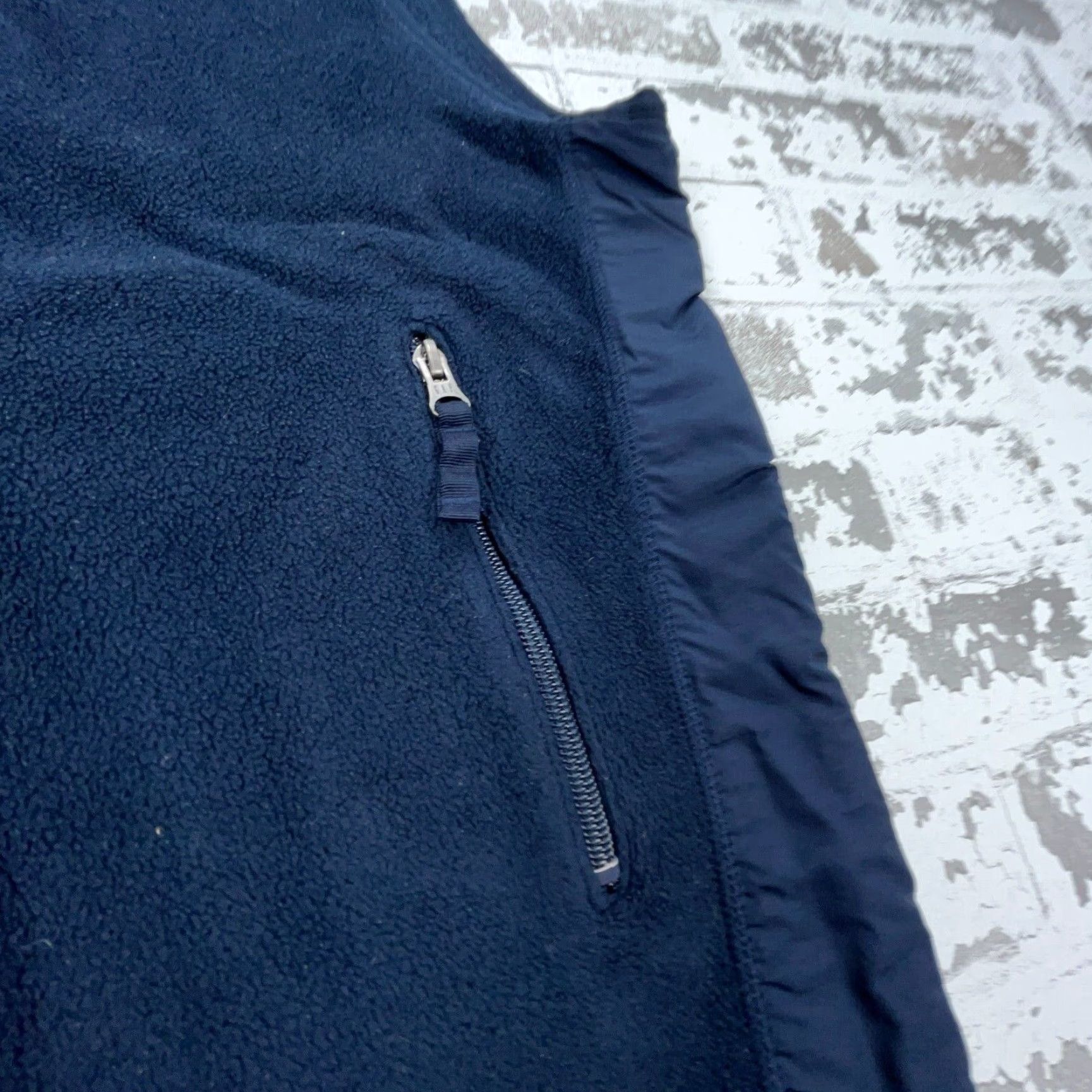 Gap Gap Vest Men XL Blue Full Zip Fleece Jacket, Zipped Pockets, Stand-Up Collar, All Seasons, Classic Outdoor, Hiking, Works Men Size US XL / EU 56 / 4 - 3 Thumbnail