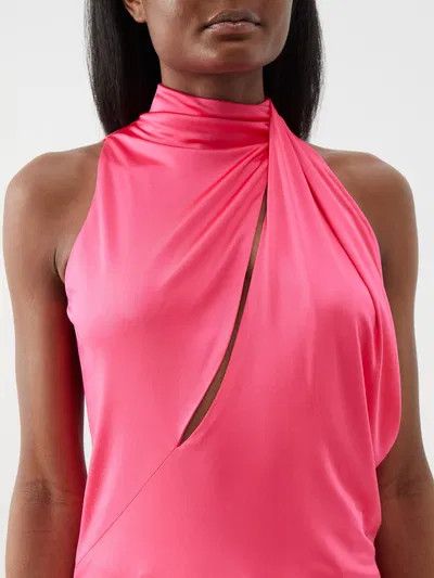 Versace o1y0226 Blouse in Fuchsia Size S / US 4 / IT 40 - 2 Thumbnail