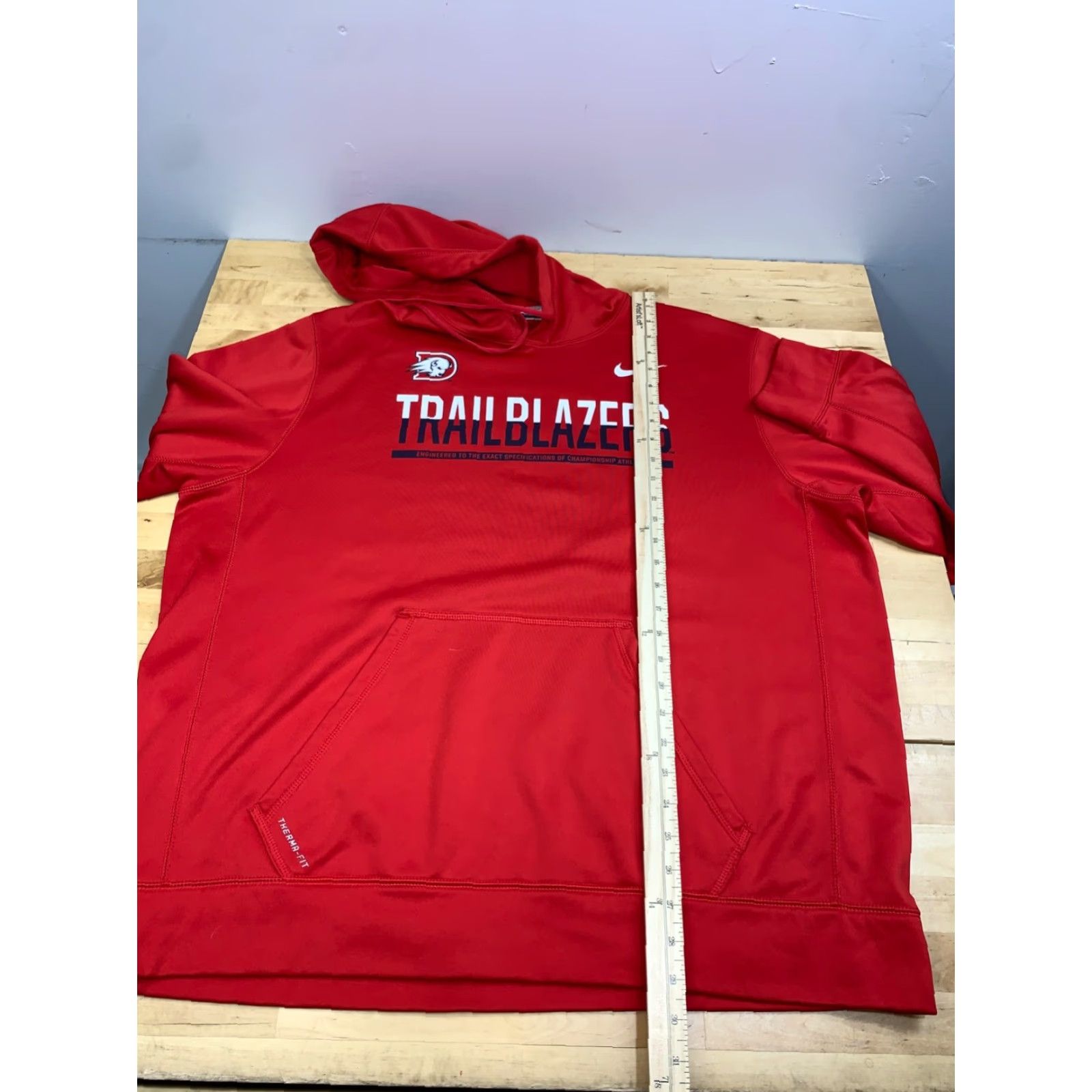 Nike Nike Therma Fit Portland Trailblazers Hoodie Men 2XL Red Pullover 13001 Size US XXL / EU 58 / 5 - 4 Thumbnail