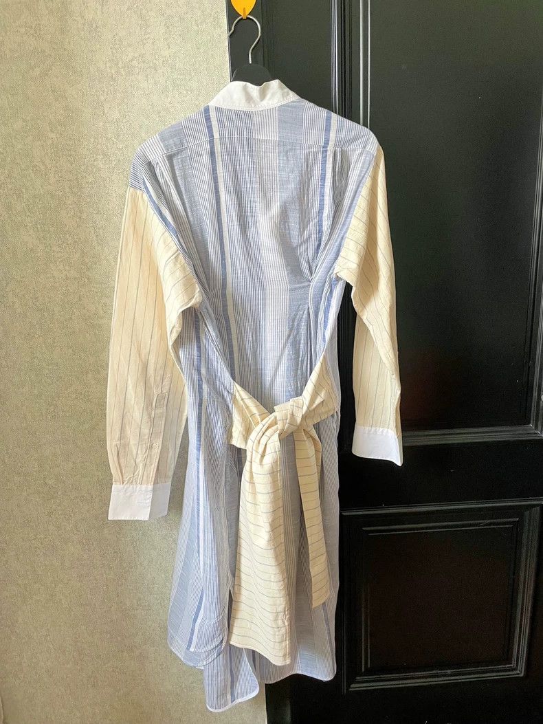 Loewe LOEWE Patchwork material shirt dress Size XXS / US 00 / IT 34 - 4 Thumbnail