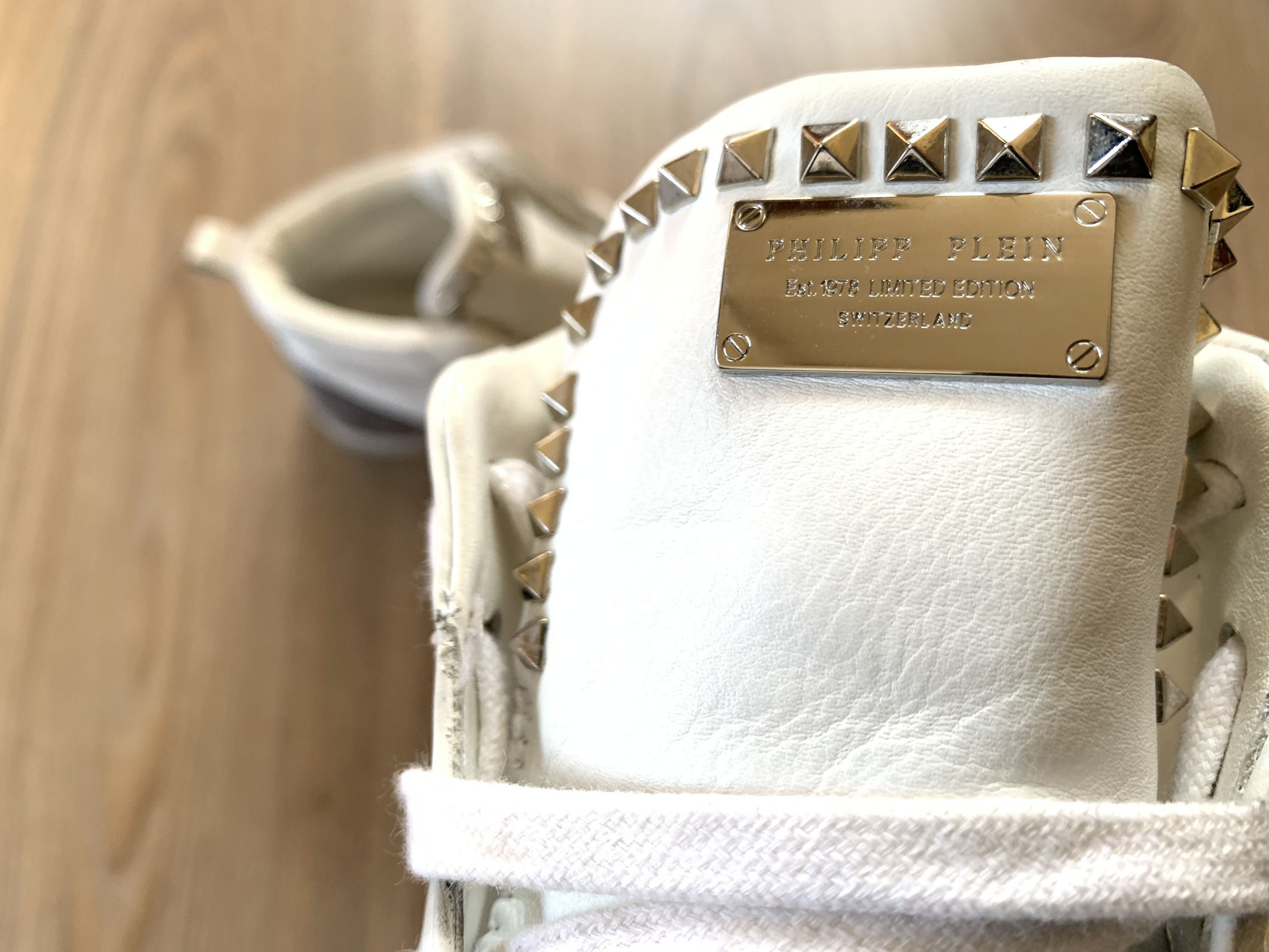 Designer × Philipp Plein Philipp Plein MM Mid Top Sneakers No Mercy Size US 5.5 / IT 35.5 - 5 Thumbnail