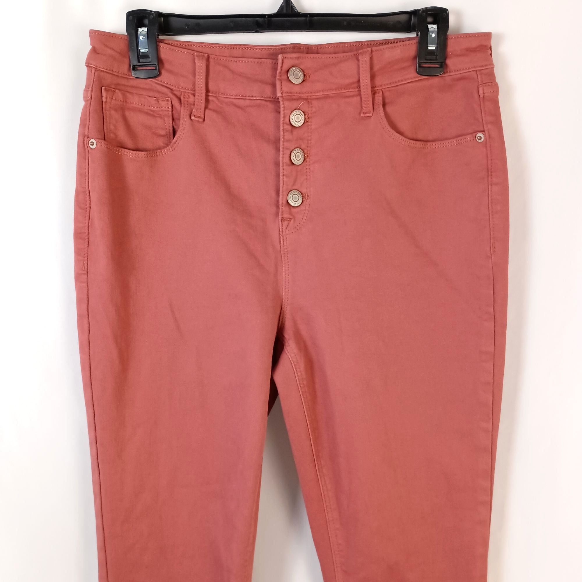 Old Navy Old Navy Rock Star Super Skinny Jeans 12 High Rise Button Fl Size 34" / US 12 / IT 48 - 5 Thumbnail