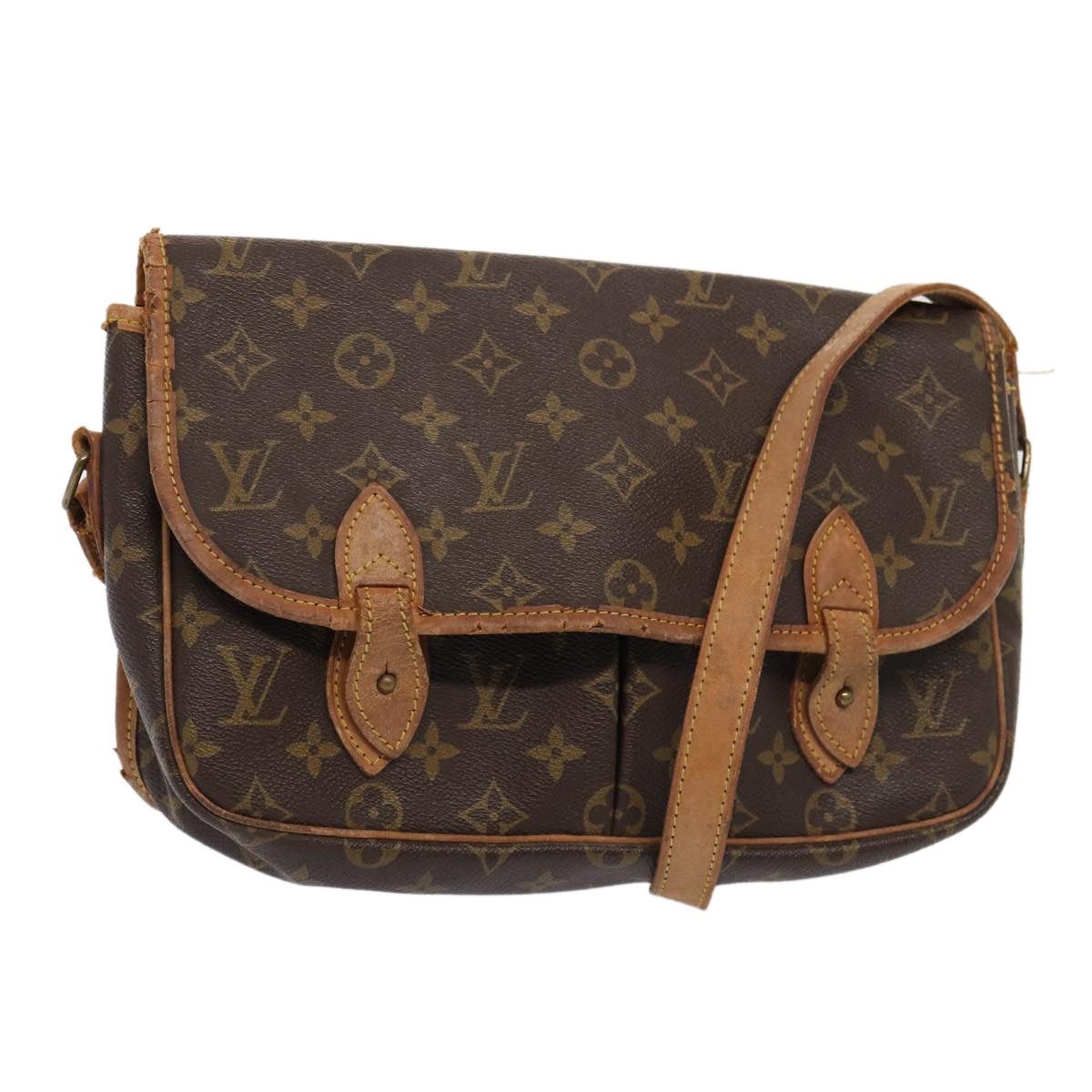 Louis Vuitton LOUIS VUITTON Monogram Gibeciere MM Shoulder Bag M42247 Size ONE SIZE - 1 Thumbnail