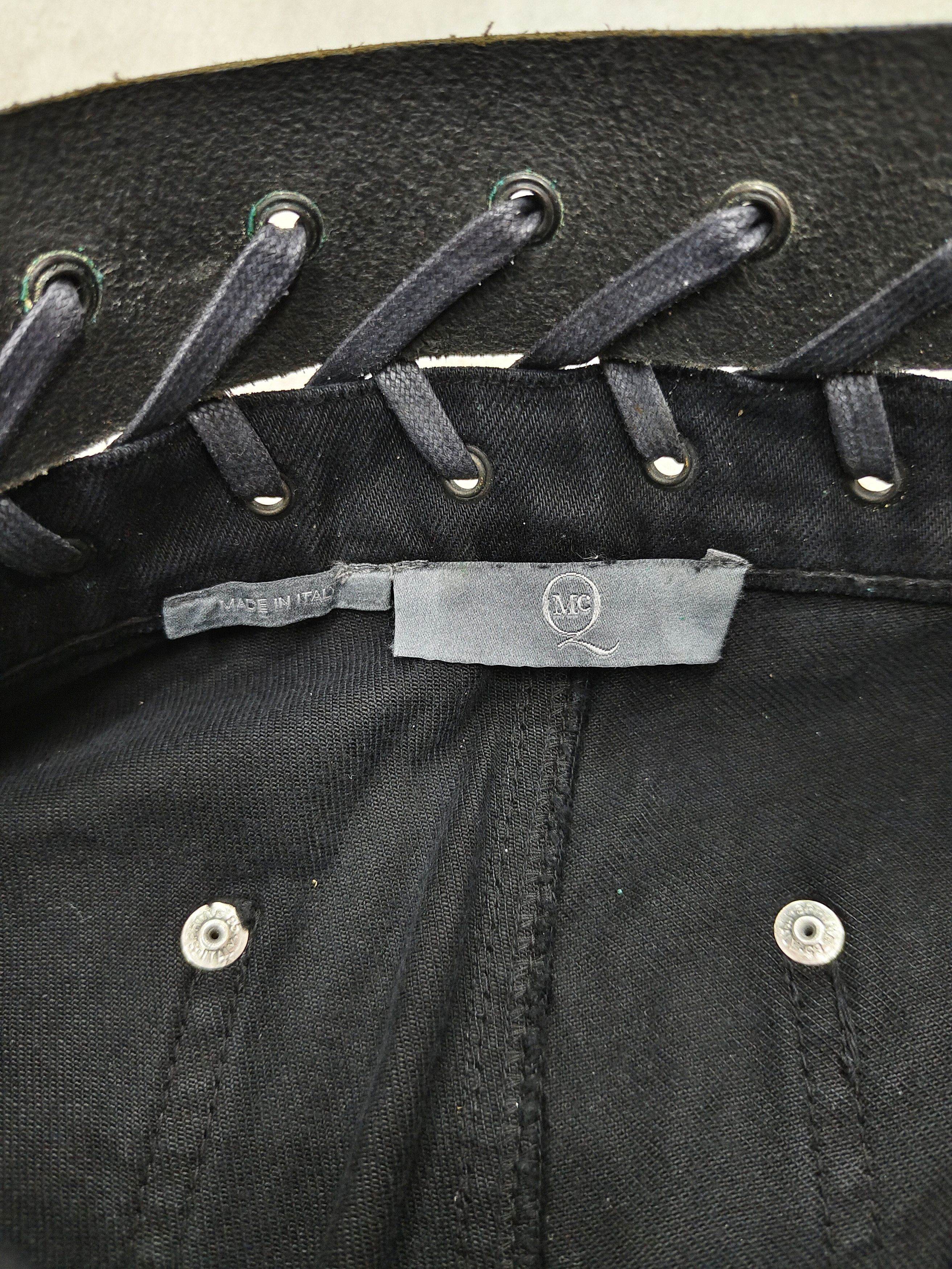 Alexander McQueen Alexander McQueen❤️‍🔥Gothic Bondage Lace Up Belted Pants Size US 31 - 7 Thumbnail