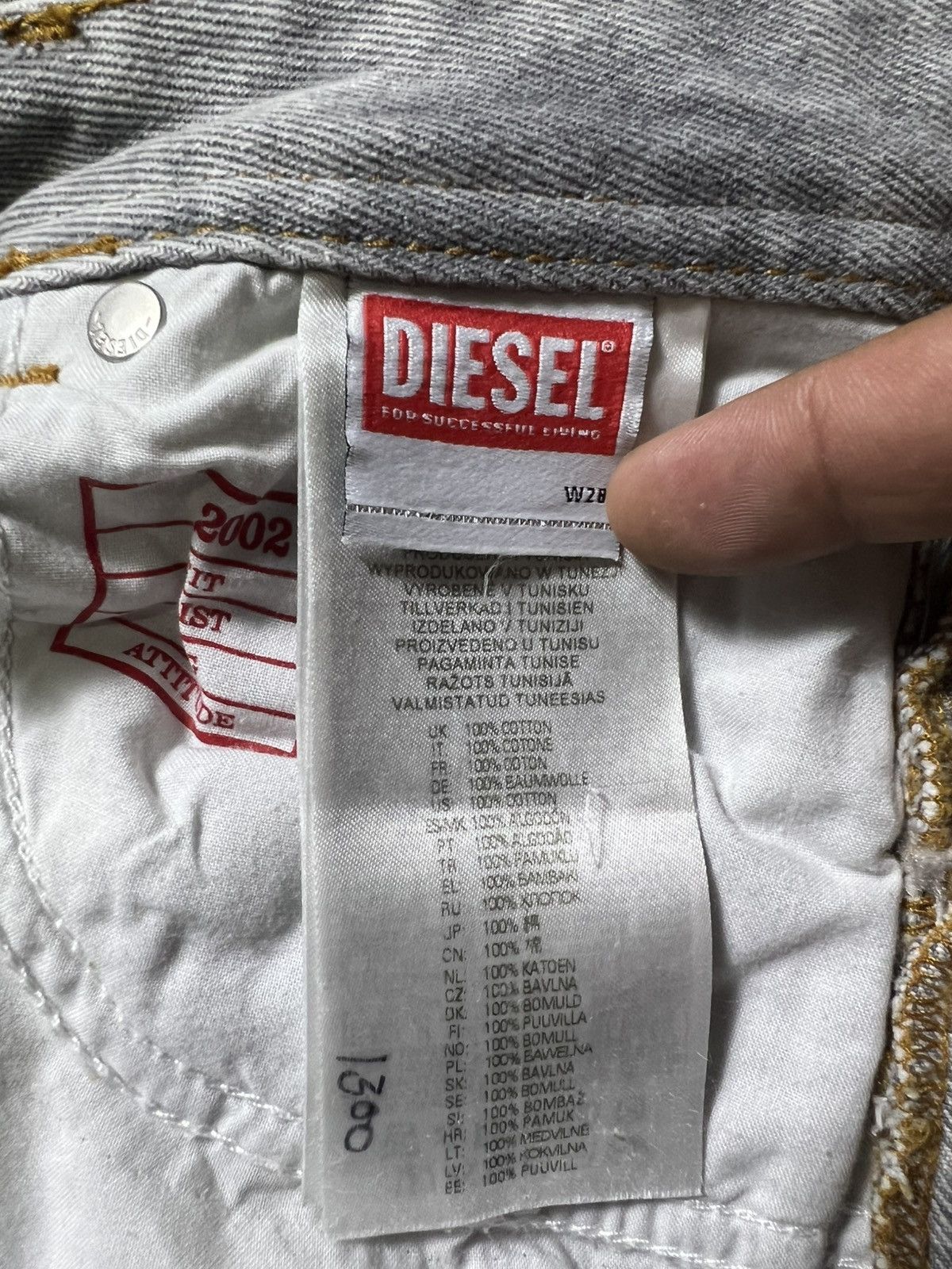 Diesel Diesel - FW/22 - Double Zip Denim Pants Size US 32 / EU 48 - 15 Thumbnail