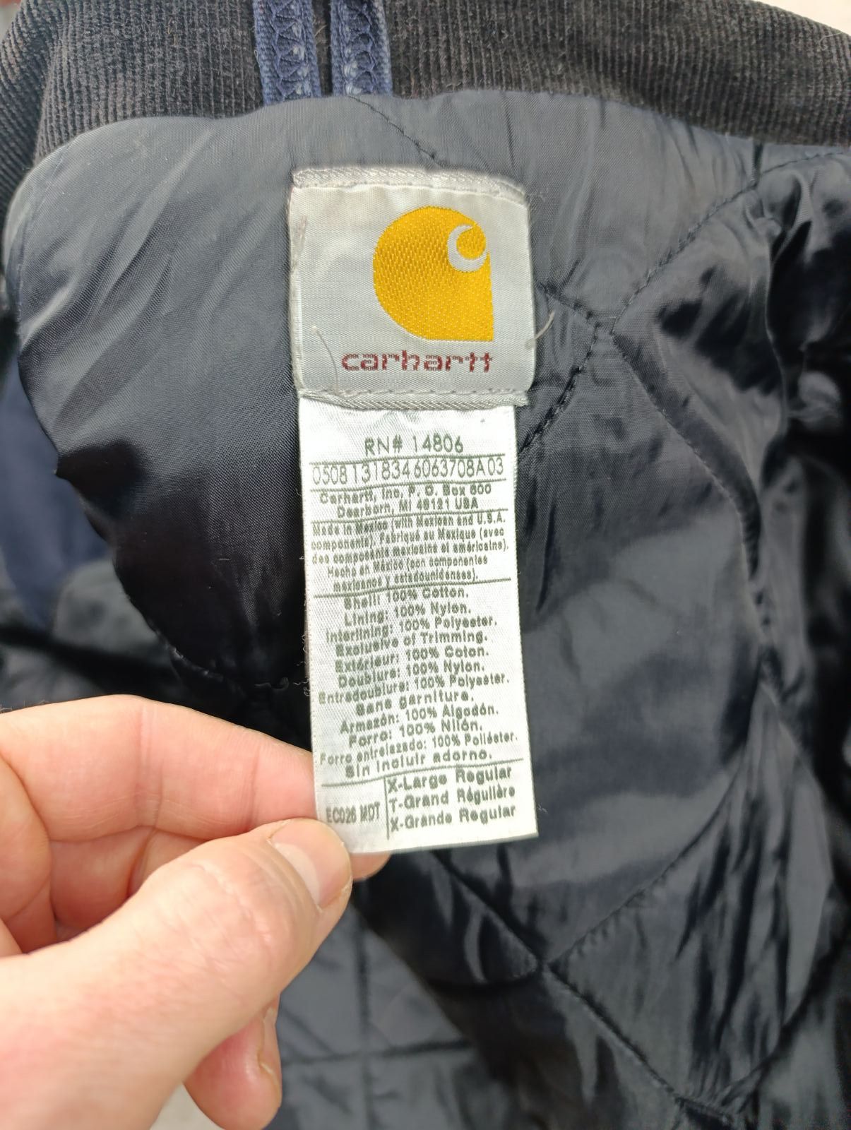 Carhartt VINTAGE CARHARTT EC026 MDT WORK JACKET INSULATED CANVAS Size US XL / EU 56 / 4 - 15 Thumbnail