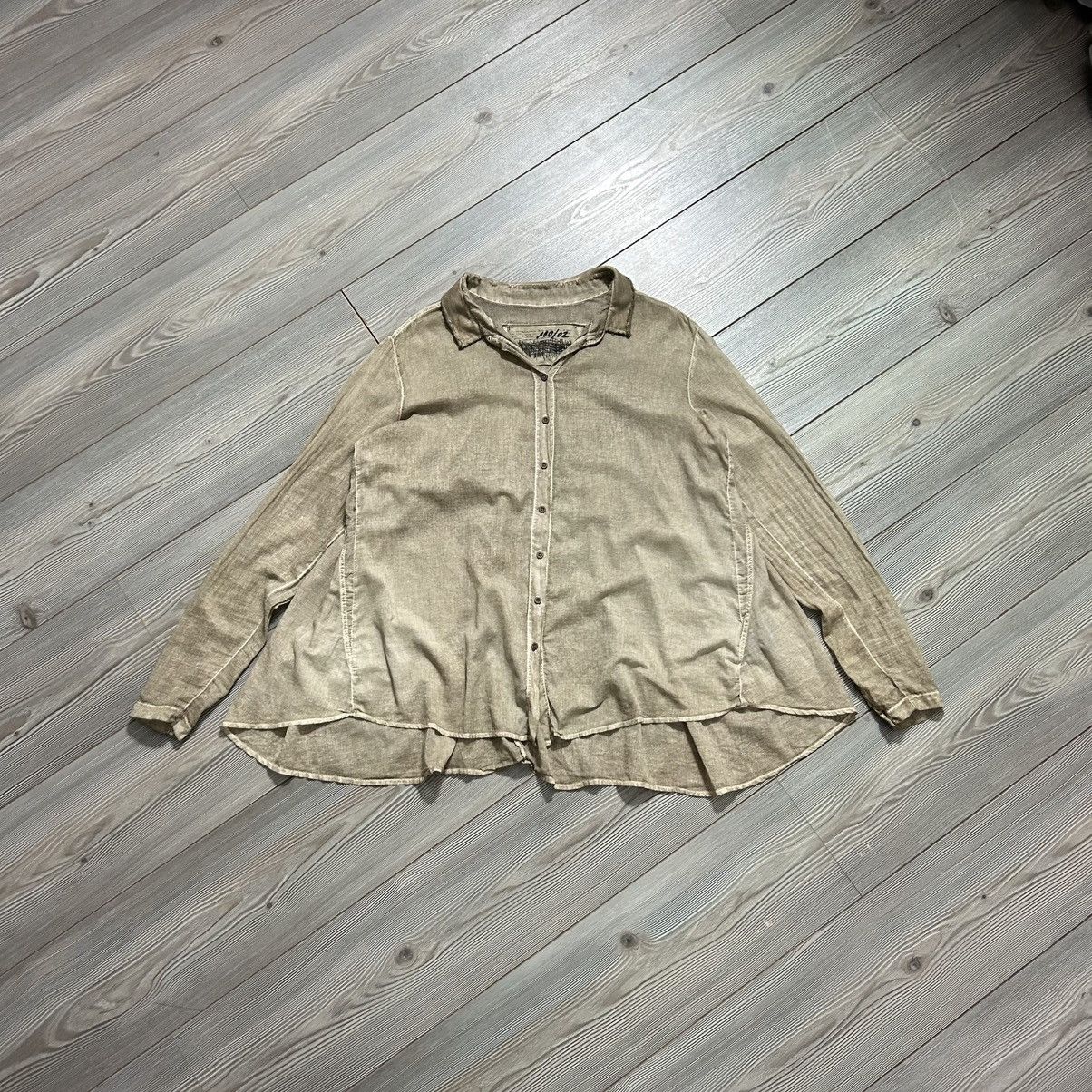 Rundholz Rundholz Avantgarde Button Front Shirt In Walnut Cloud Brown Size S / US 4 / IT 40 - 12 Thumbnail